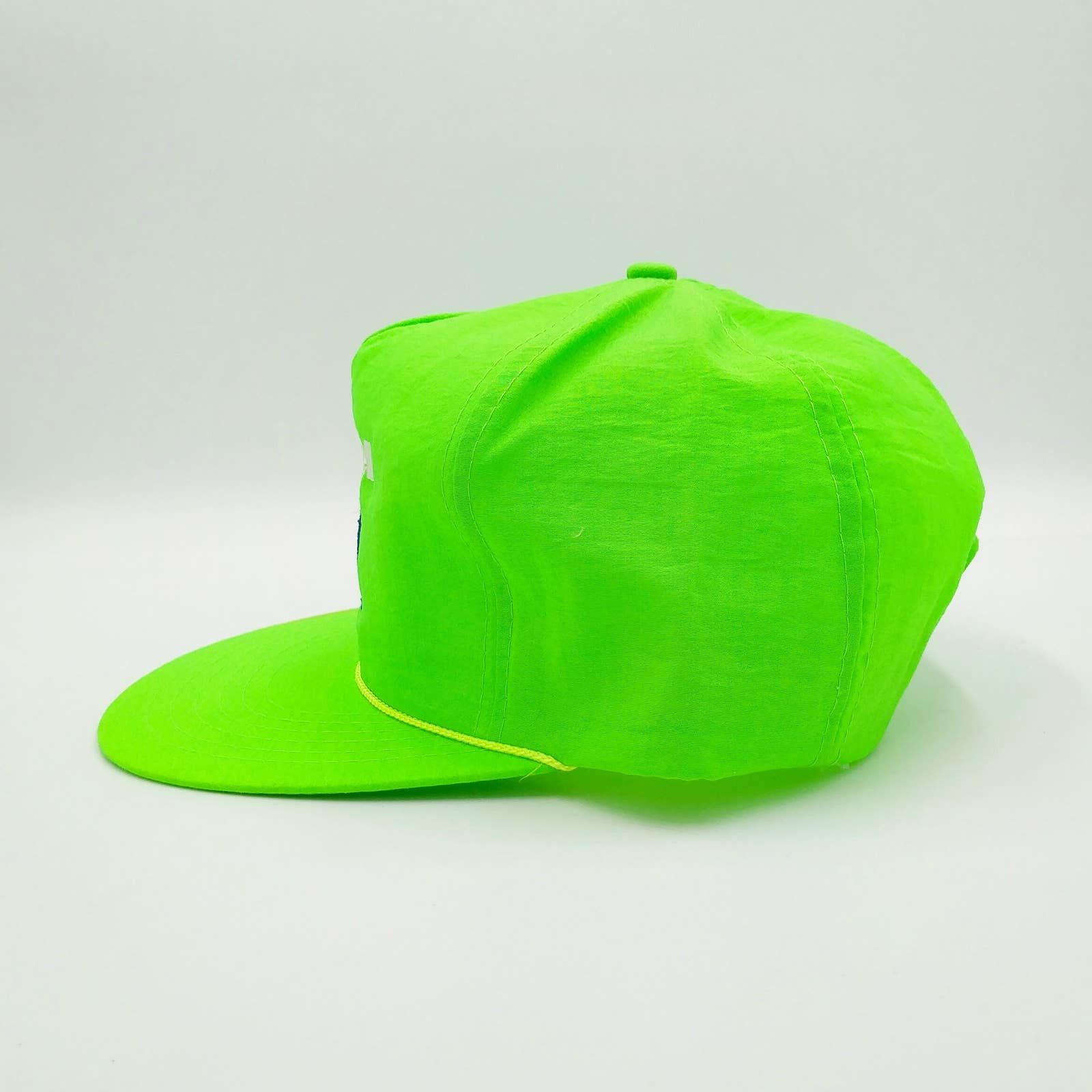 Vintage Vintage Honeywell Snapback Trucker Nylon Hat Industrial Neon Size ONE SIZE - 6 Thumbnail