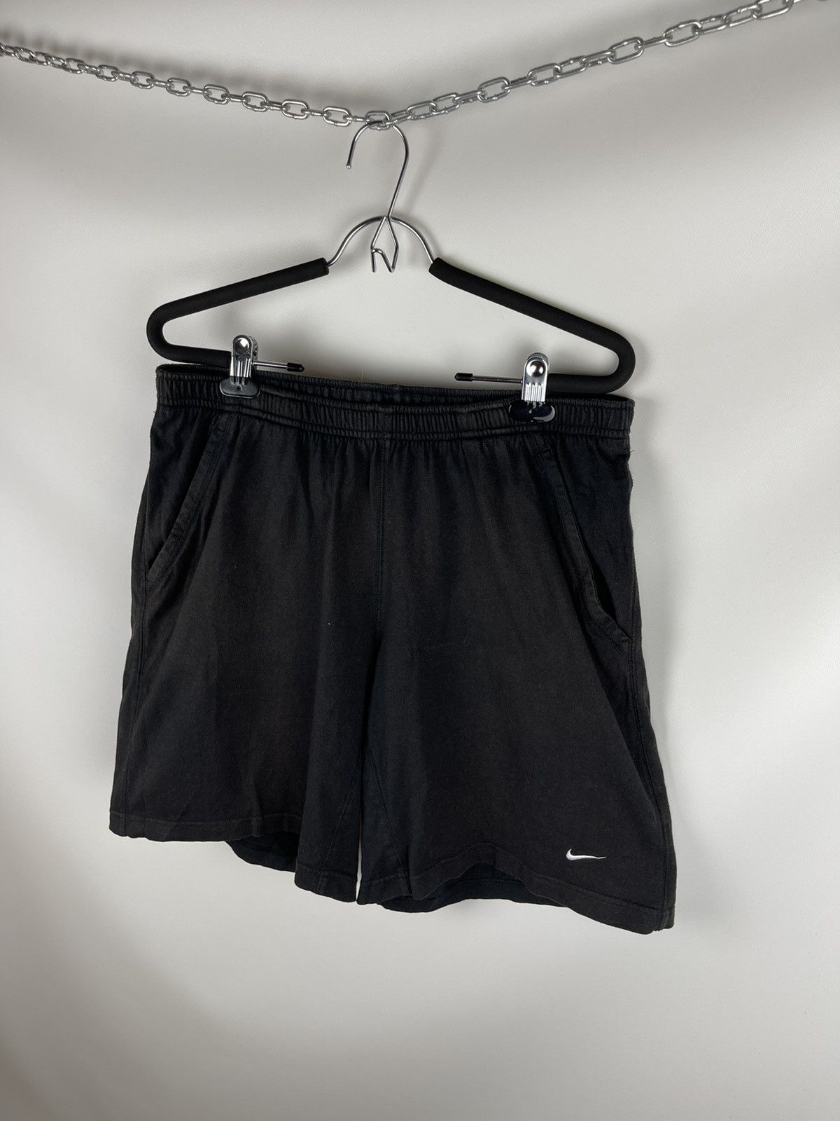 Nike Nike Vintage y2k washed black cotton shorts Size US 34 / EU 50 - 6 Thumbnail