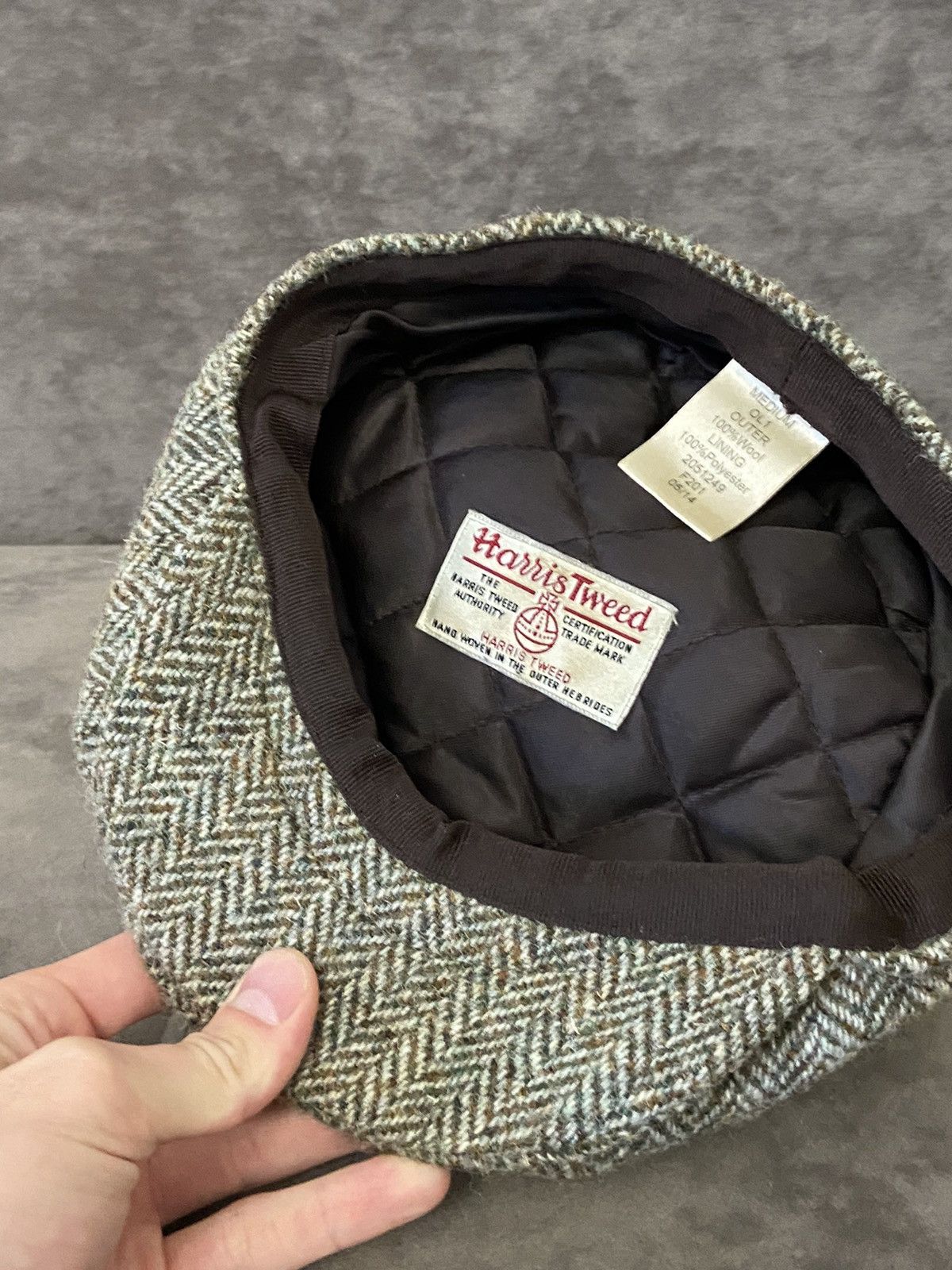 Harris Tweed Hat Harris Tweed Size ONE SIZE - 8 Thumbnail