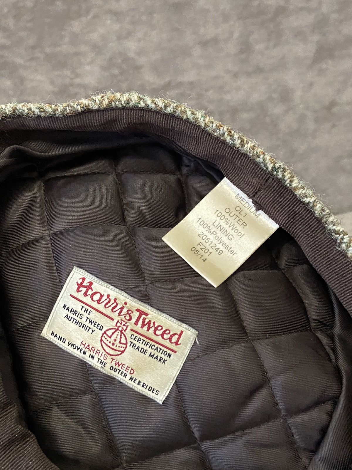 Harris Tweed Hat Harris Tweed Size ONE SIZE - 7 Thumbnail