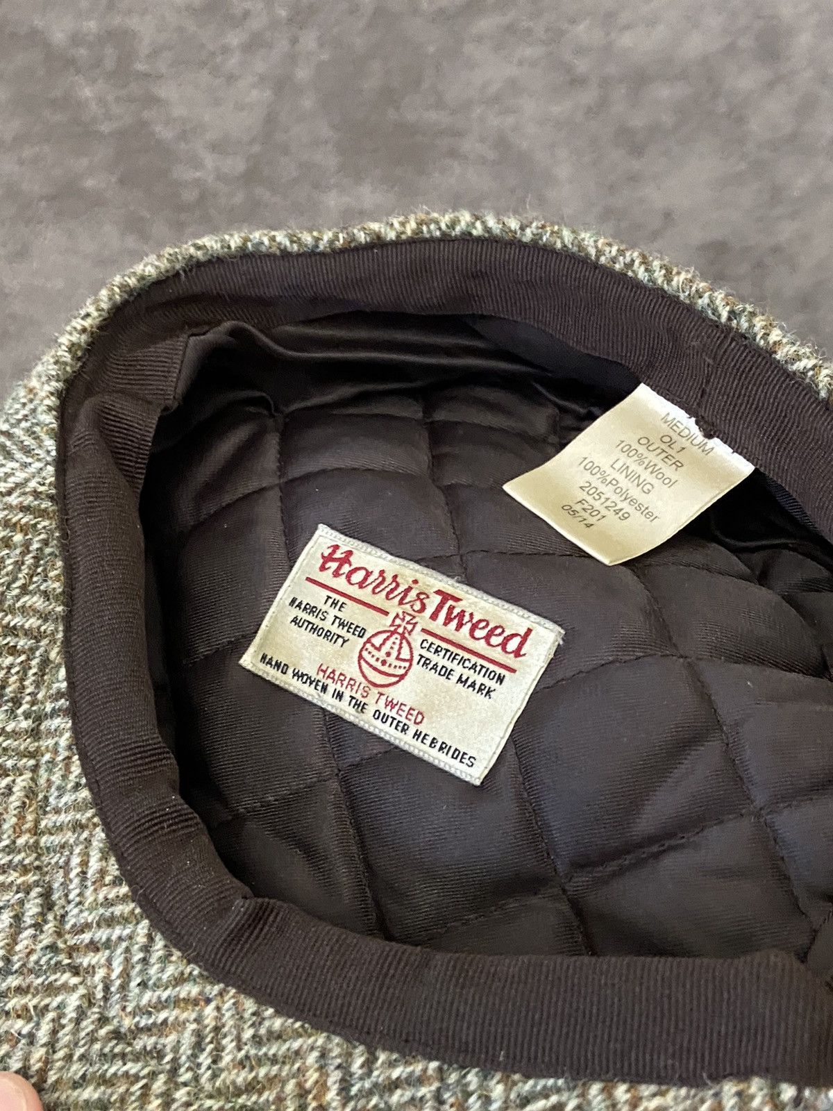 Harris Tweed Hat Harris Tweed Size ONE SIZE - 6 Thumbnail
