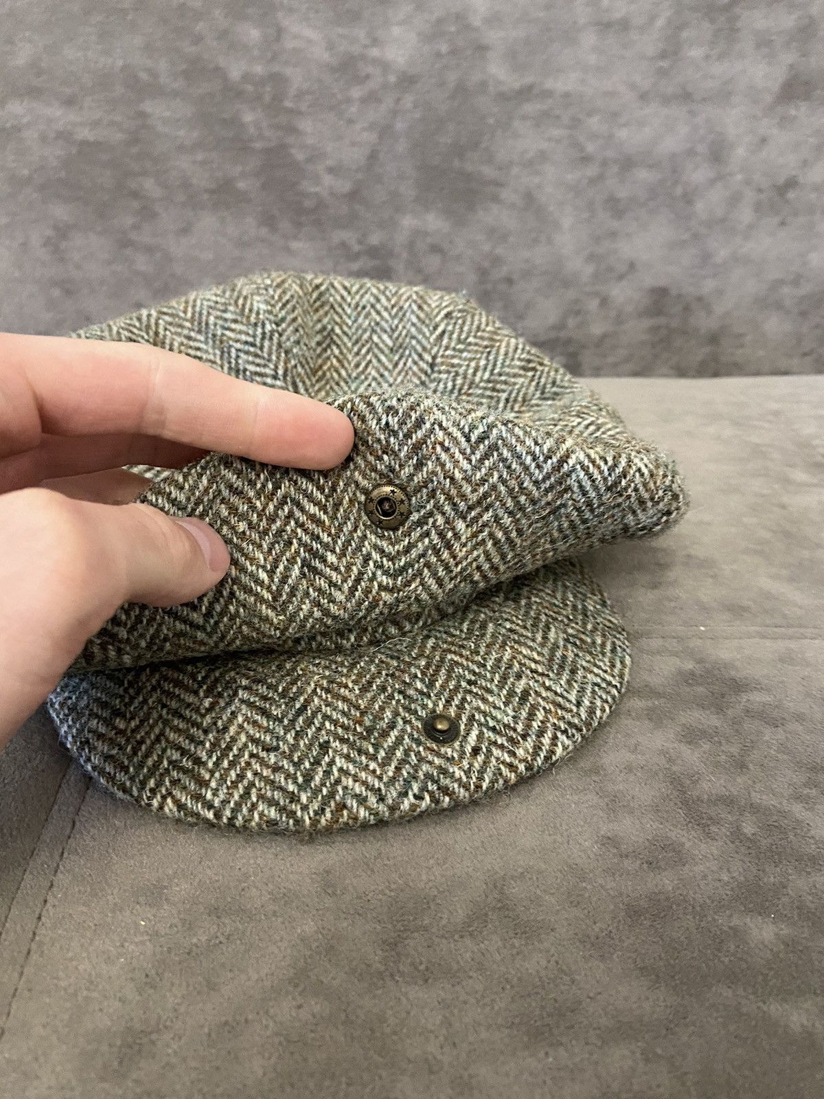 Harris Tweed Hat Harris Tweed Size ONE SIZE - 3 Thumbnail