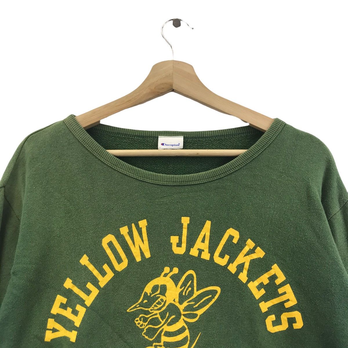 Champion CHAMPION Yellow Jackets Esther C.A Hornets Green Sweatshirt Size US L / EU 52-54 / 3 - 2 Thumbnail