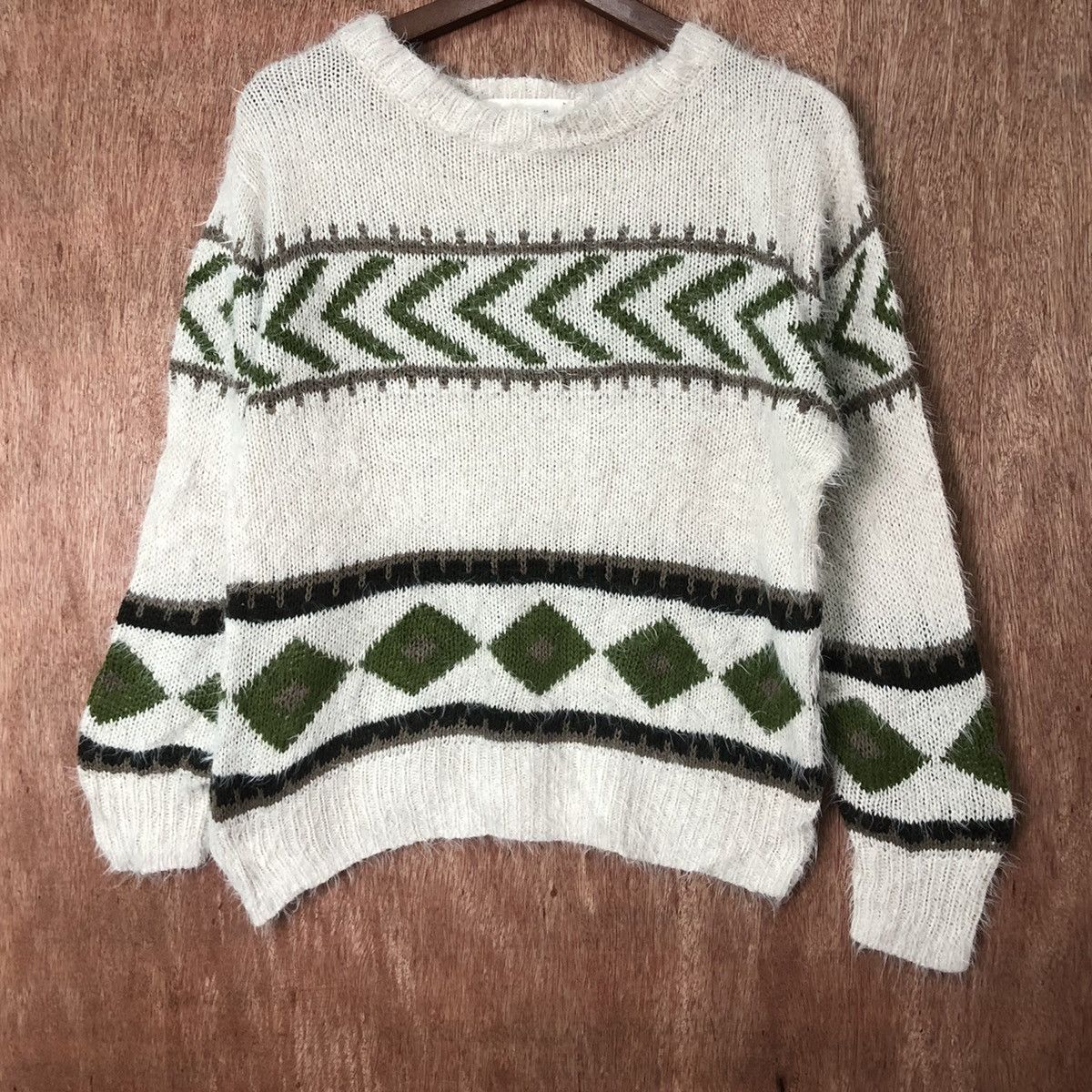 Japanese Brand ARW Art Shag Shaggy Fur Mohair Knitwear #6465 Size US M / EU 48-50 / 2 - 3 Thumbnail