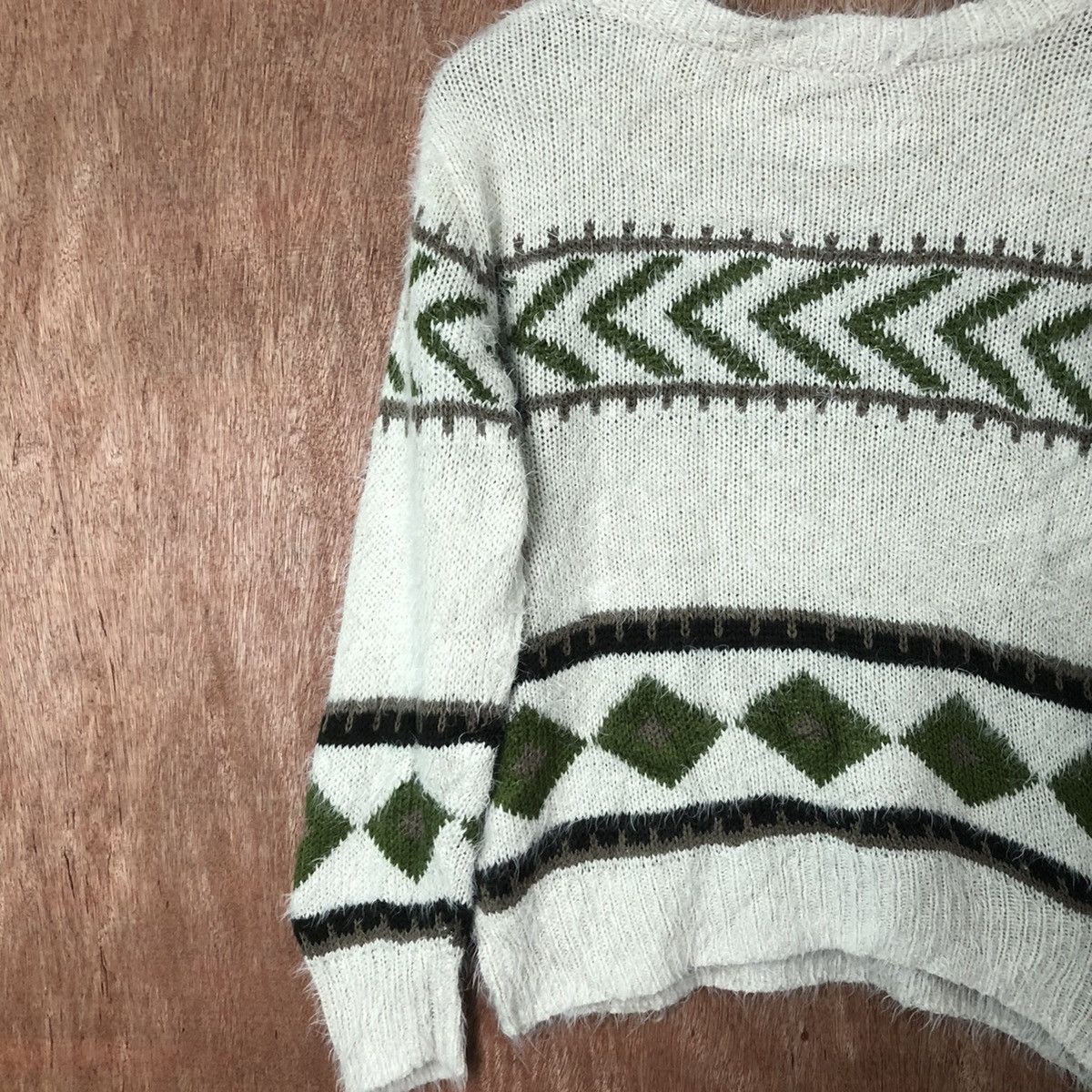 Japanese Brand ARW Art Shag Shaggy Fur Mohair Knitwear #6465 Size US M / EU 48-50 / 2 - 9 Thumbnail