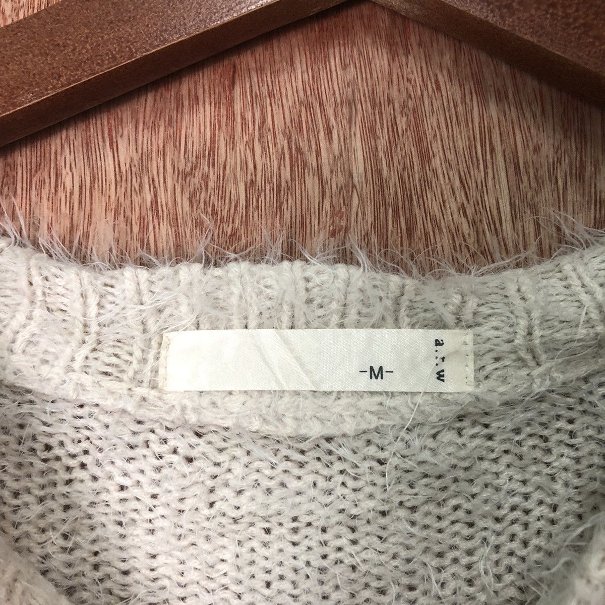 Japanese Brand ARW Art Shag Shaggy Fur Mohair Knitwear #6465 Size US M / EU 48-50 / 2 - 6 Thumbnail