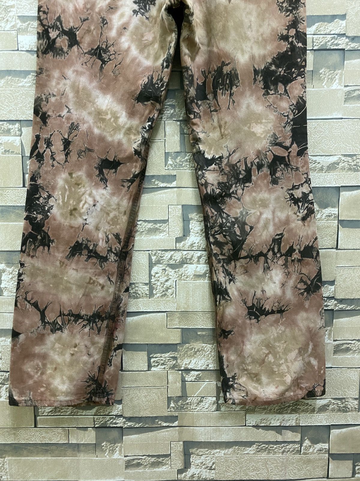 Levi's × Vintage Vintage Levi's 501 Tye Dye Crumple Smoked Denim Jeans Size US 34 / EU 50 - 14 Thumbnail