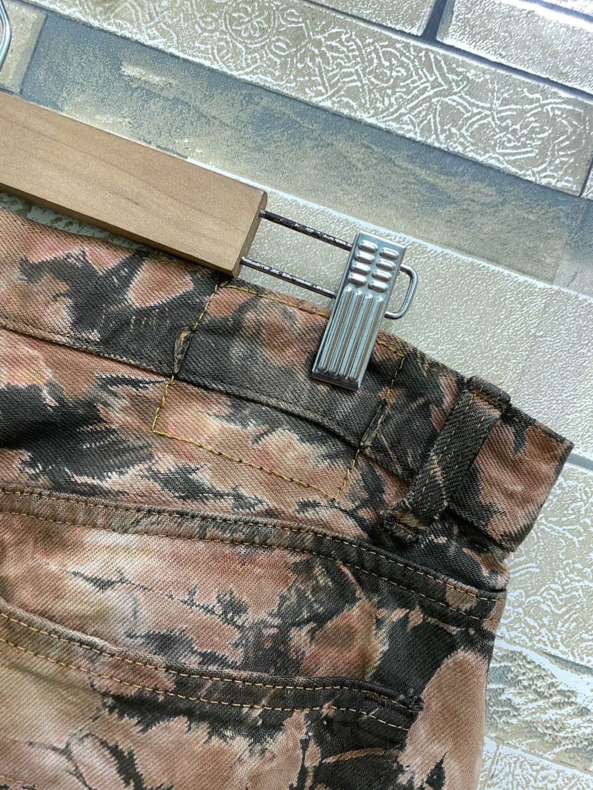 Levi's × Vintage Vintage Levi's 501 Tye Dye Crumple Smoked Denim Jeans Size US 34 / EU 50 - 18 Thumbnail