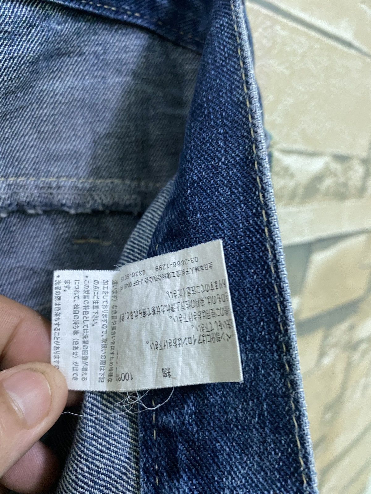 Designer × Japanese Brand × Vintage Vintage REALISM Double Waist Low Rise Patches Acid Wash Size US 30 / EU 46 - 15 Thumbnail