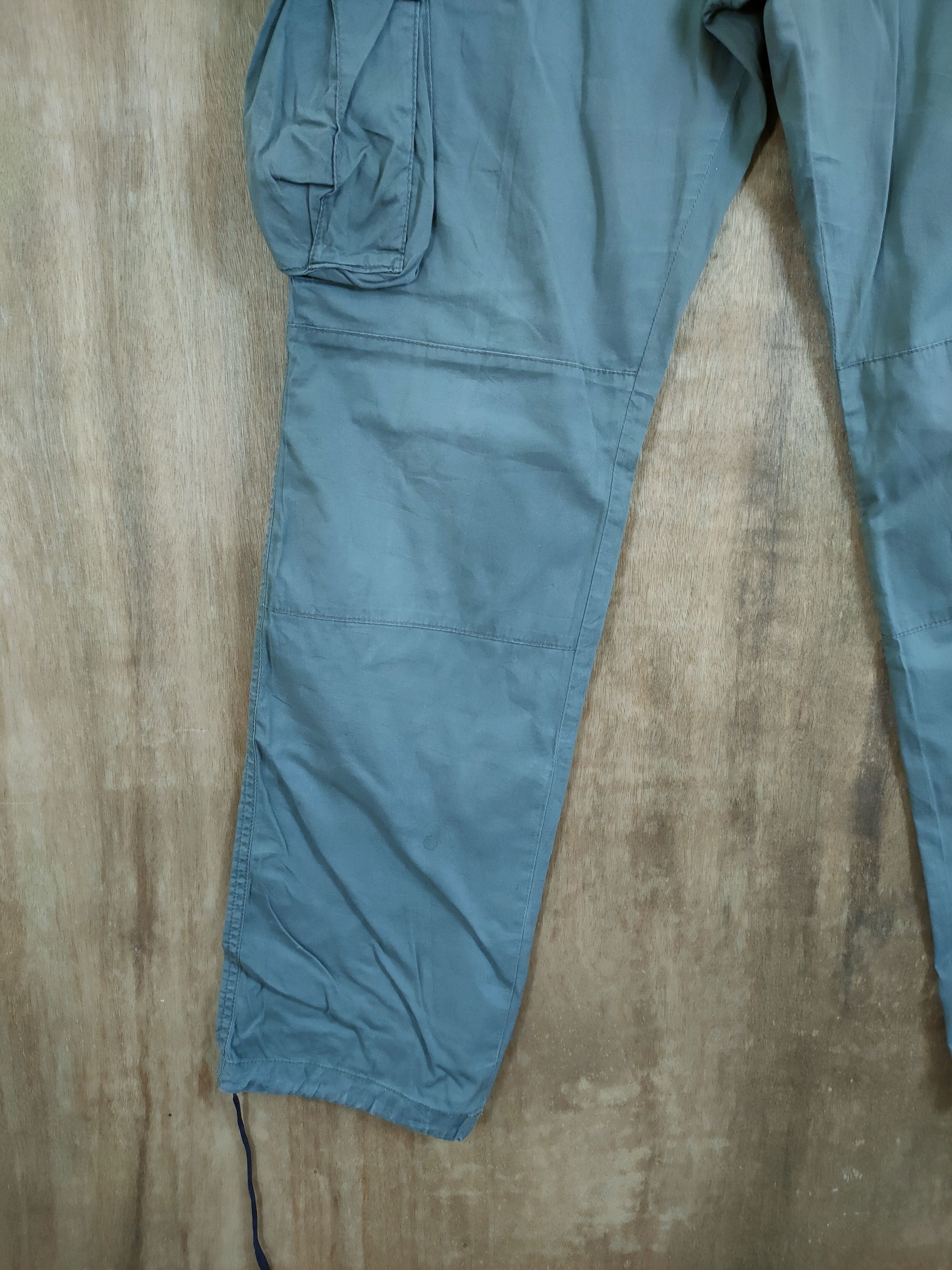 Japanese Brand DLL Takeo Kikochi Green Cargo Multipocket pants #1132 Size US 34 / EU 50 - 2 Thumbnail