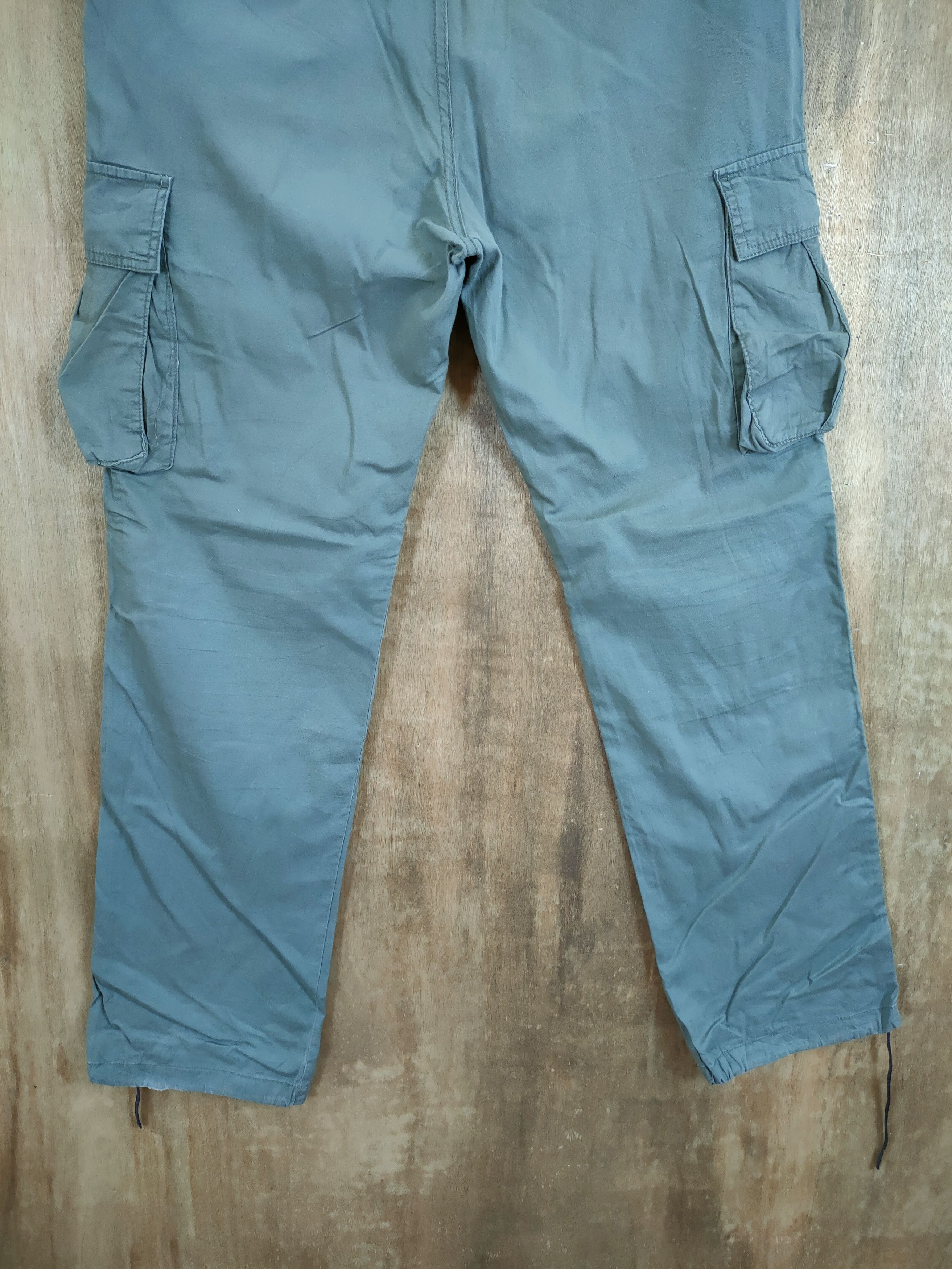 Japanese Brand DLL Takeo Kikochi Green Cargo Multipocket pants #1132 Size US 34 / EU 50 - 7 Thumbnail