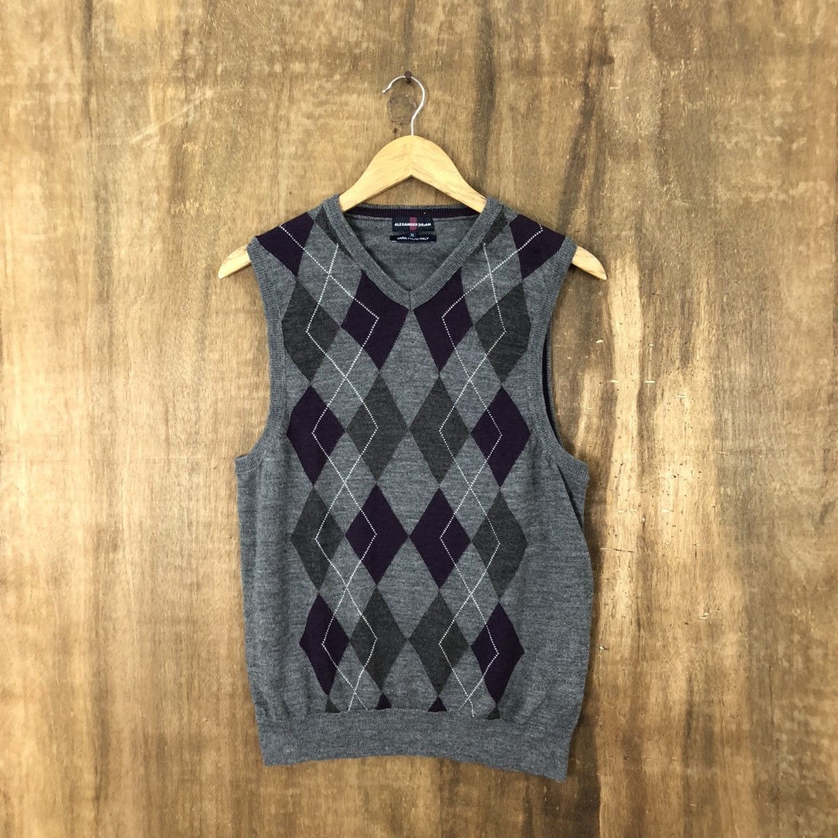 Alexander Julian Alexander Julian Vest Brown Knitwear vintage #6341 Size US S / EU 44-46 / 1 - 1 Thumbnail
