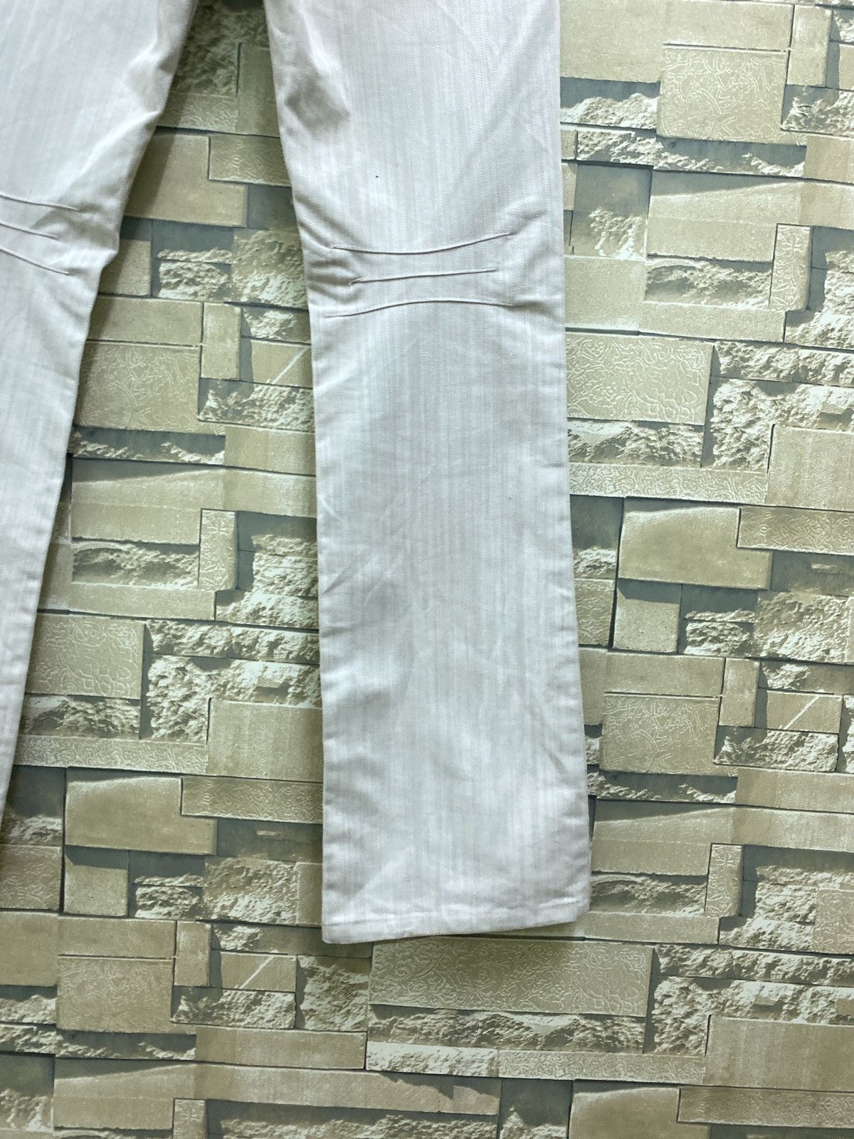 Designer × Japanese Brand × Vintage TAKIAQ Japan Flared Bootcut Striped Snake Skin Pants Size US 28 / EU 44 - 10 Thumbnail
