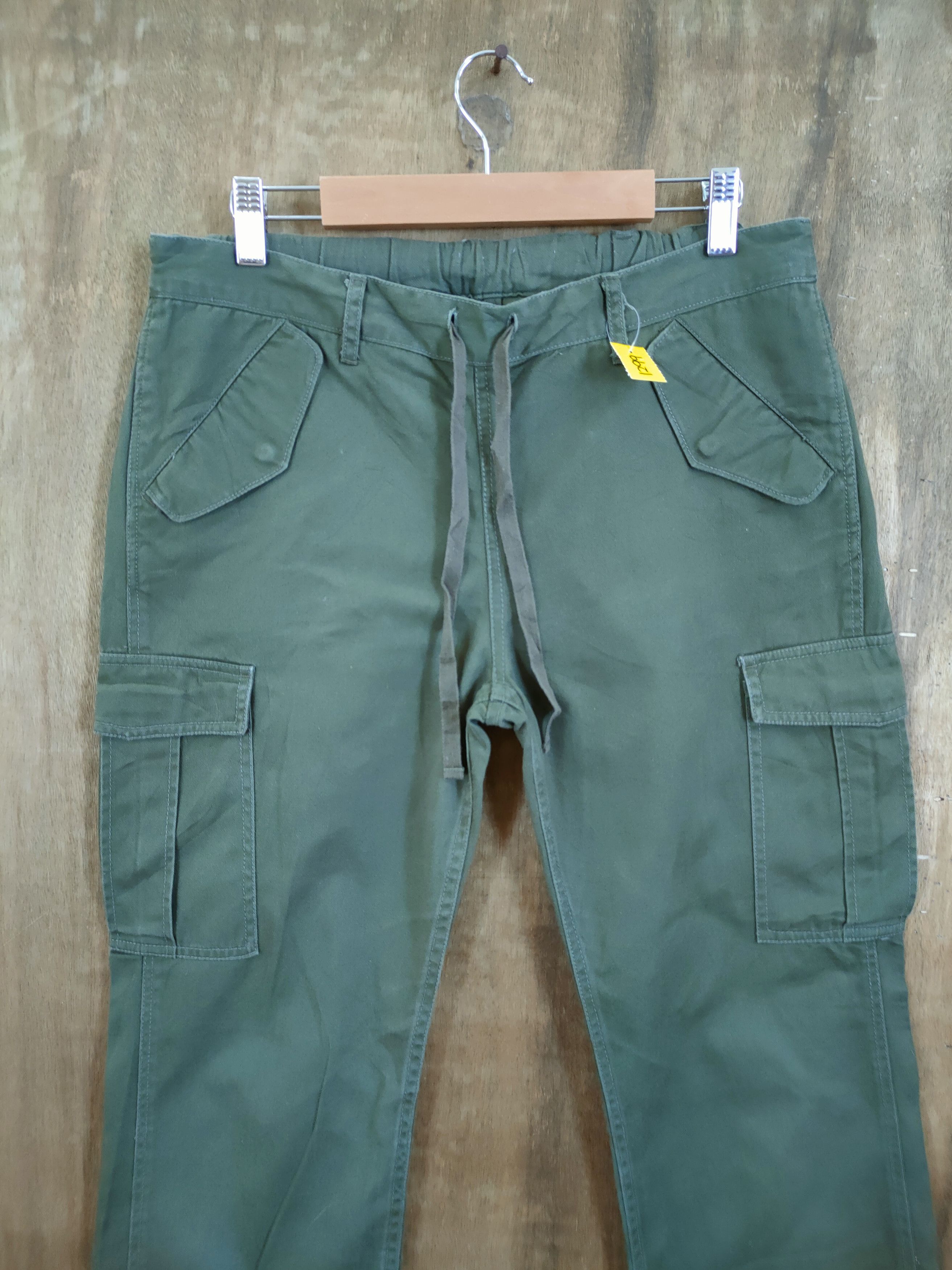 Japanese Brand DLL Urban now green multipocket tactical cargo pants #1299 Size US 30 / EU 46 - 3 Thumbnail