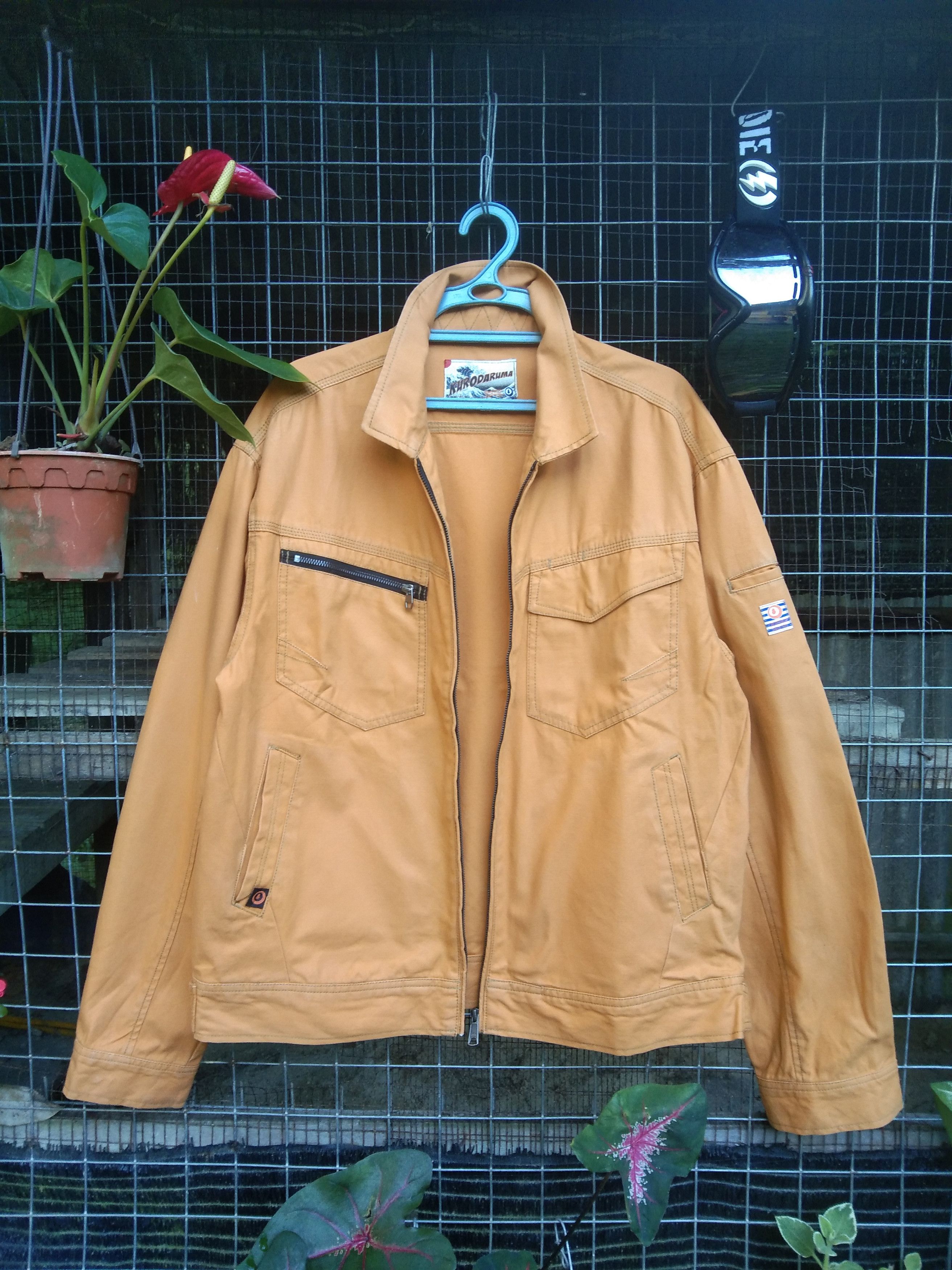 Japanese Brand × Vintage JAPANESE KURODARUMA JACKET Like CARHARTT Size US L / EU 52-54 / 3 - 1 Thumbnail