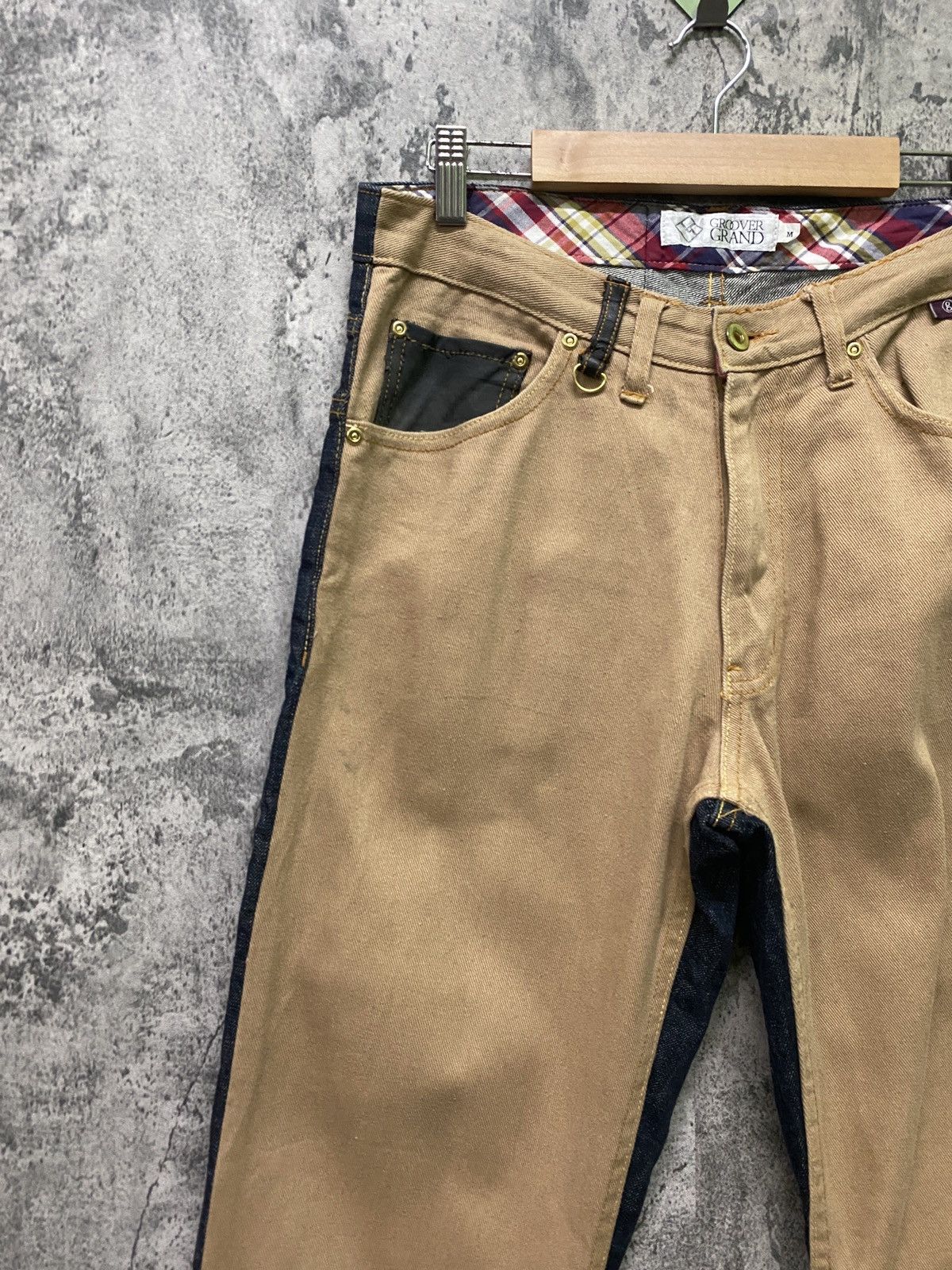 Japanese Brand × Le Grande Bleu (L.G.B.) Undecover Style GROOVER GRAND Hybrid Denim Pants Size US 31 - 4 Thumbnail