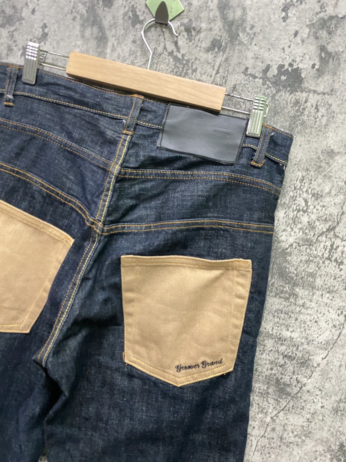 Japanese Brand × Le Grande Bleu (L.G.B.) Undecover Style GROOVER GRAND Hybrid Denim Pants Size US 31 - 11 Thumbnail