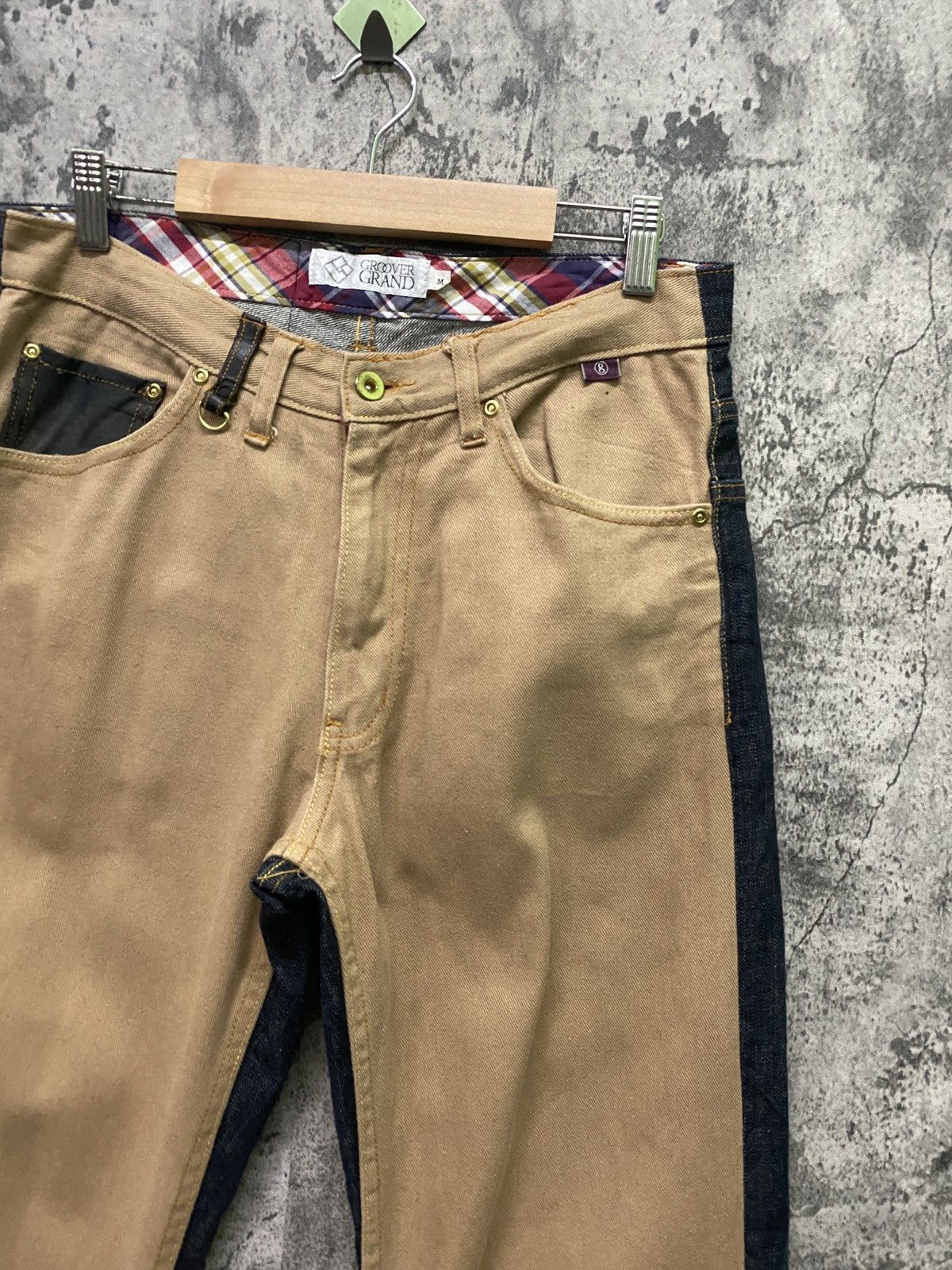 Japanese Brand × Le Grande Bleu (L.G.B.) Undecover Style GROOVER GRAND Hybrid Denim Pants Size US 31 - 6 Thumbnail