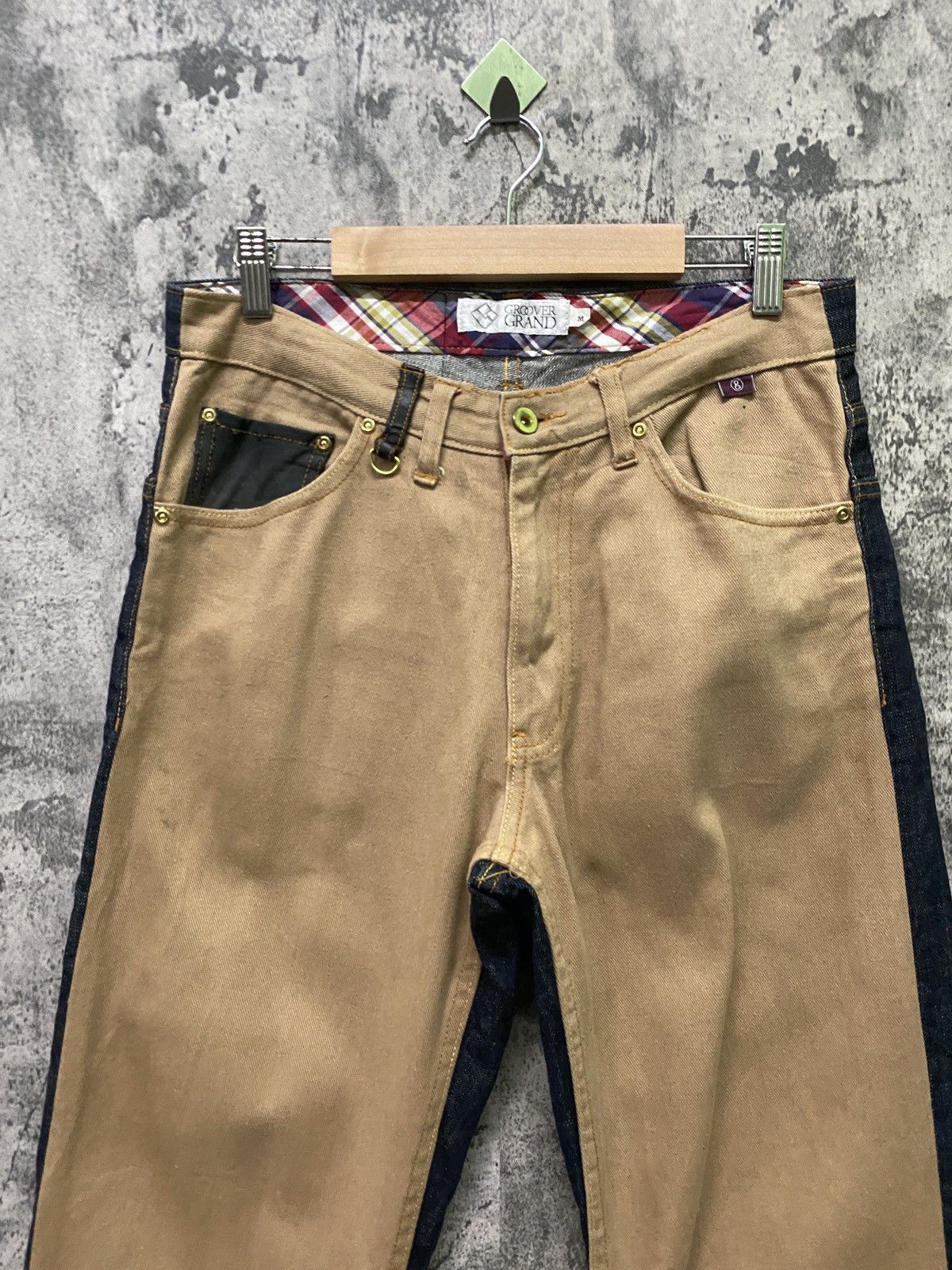 Japanese Brand × Le Grande Bleu (L.G.B.) Undecover Style GROOVER GRAND Hybrid Denim Pants Size US 31 - 3 Thumbnail
