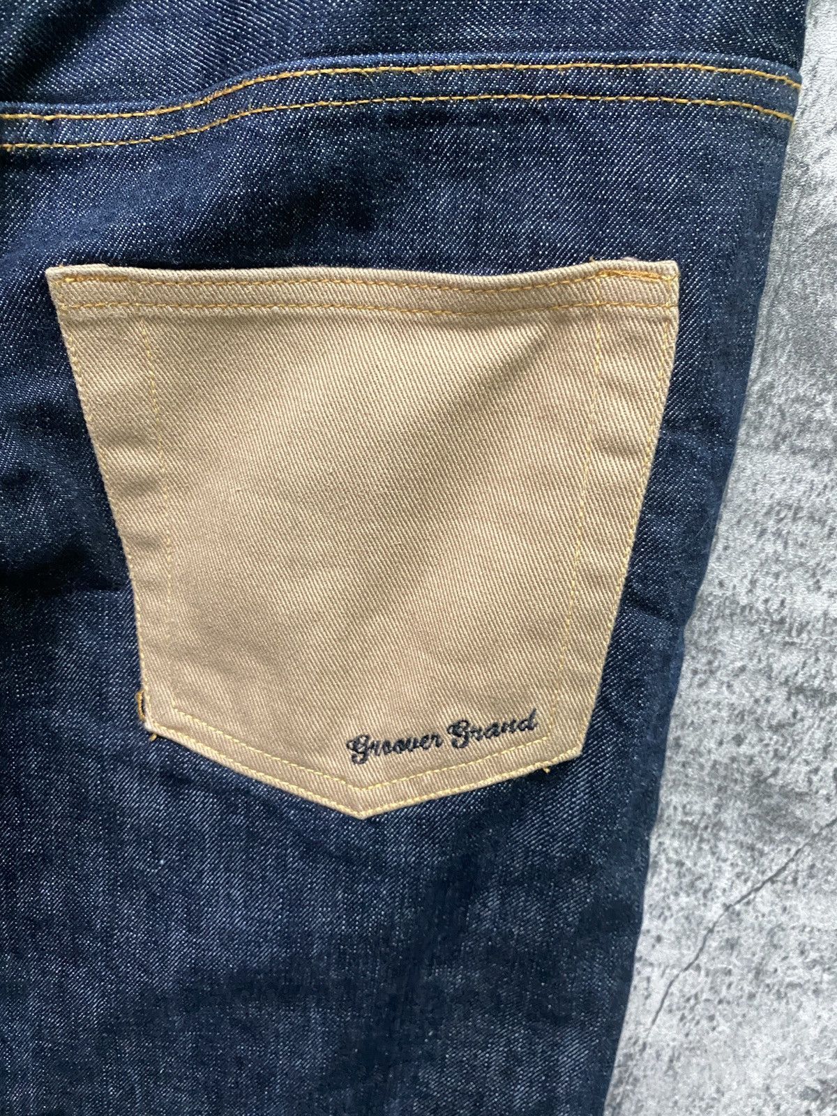 Japanese Brand × Le Grande Bleu (L.G.B.) Undecover Style GROOVER GRAND Hybrid Denim Pants Size US 31 - 14 Thumbnail