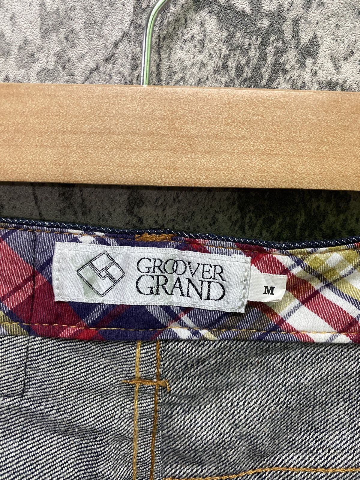 Japanese Brand × Le Grande Bleu (L.G.B.) Undecover Style GROOVER GRAND Hybrid Denim Pants Size US 31 - 16 Thumbnail