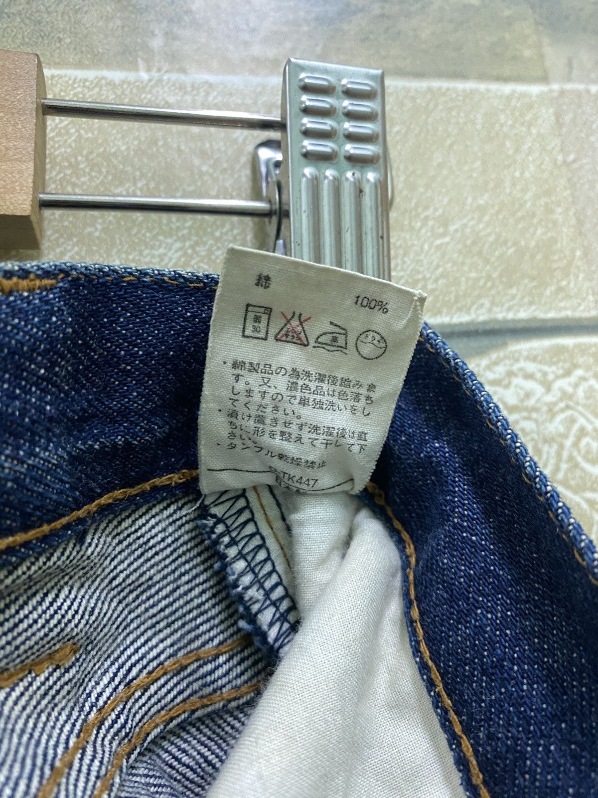 A.P.C. × Vintage Vintage APC Reu De Fleurus Paris Selvedge Jeans Size US 26 / EU 42 - 22 Thumbnail