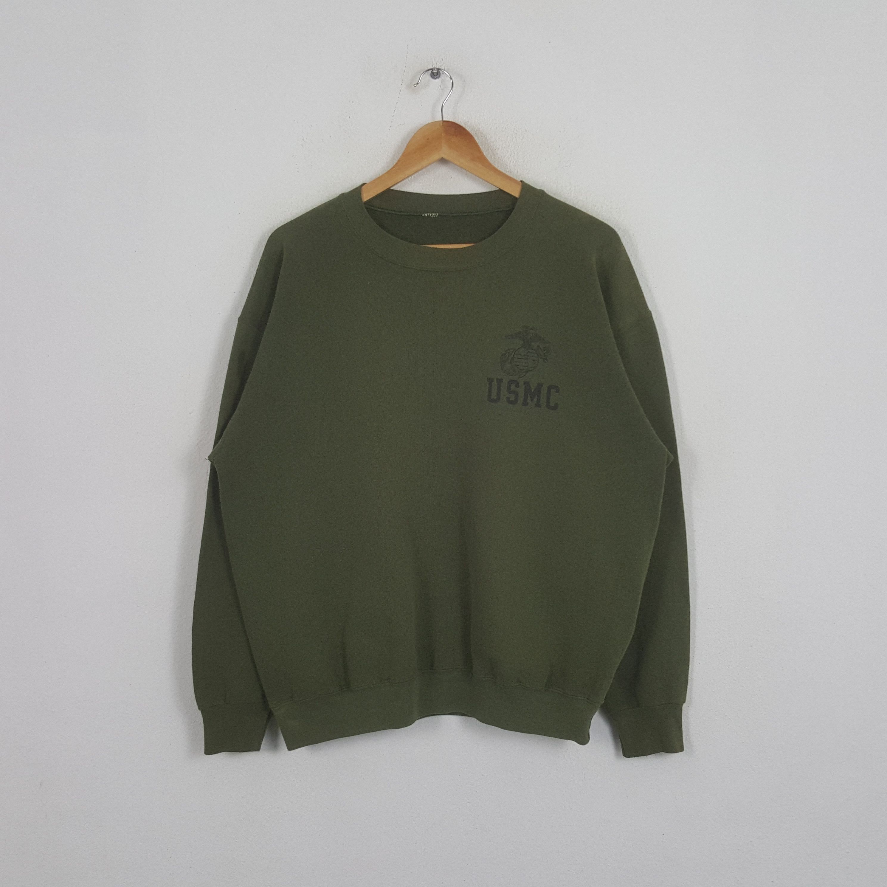 Vintage USMC American Military Style Streetwear Sweatshirt