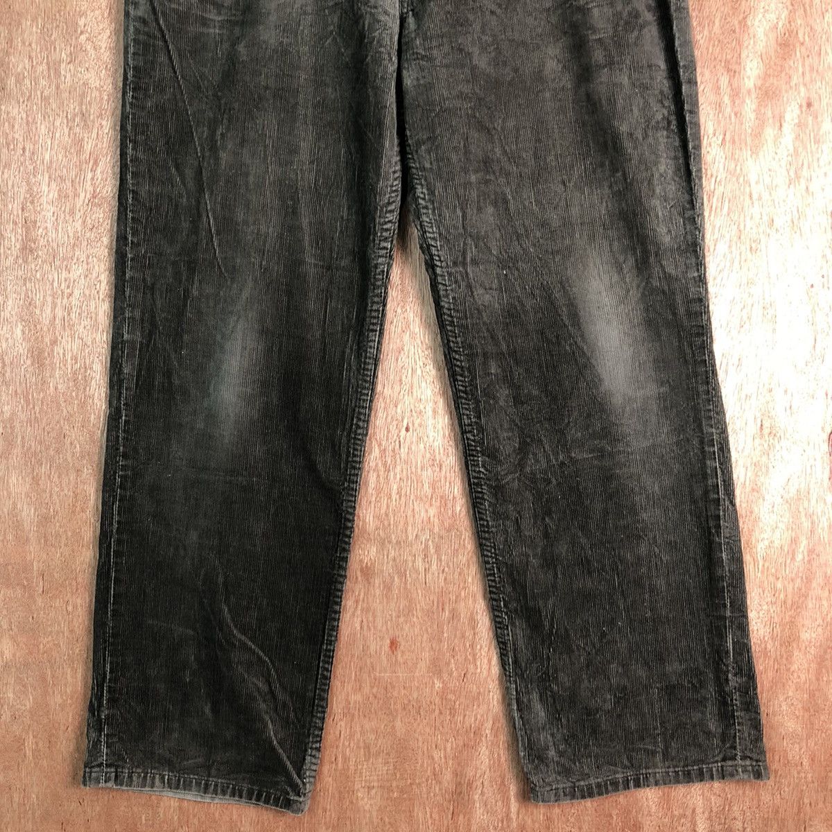 Levi's DLL Levi’s Corduroy Dark Brown Denim Pants #c116 Size US 35 - 3 Thumbnail