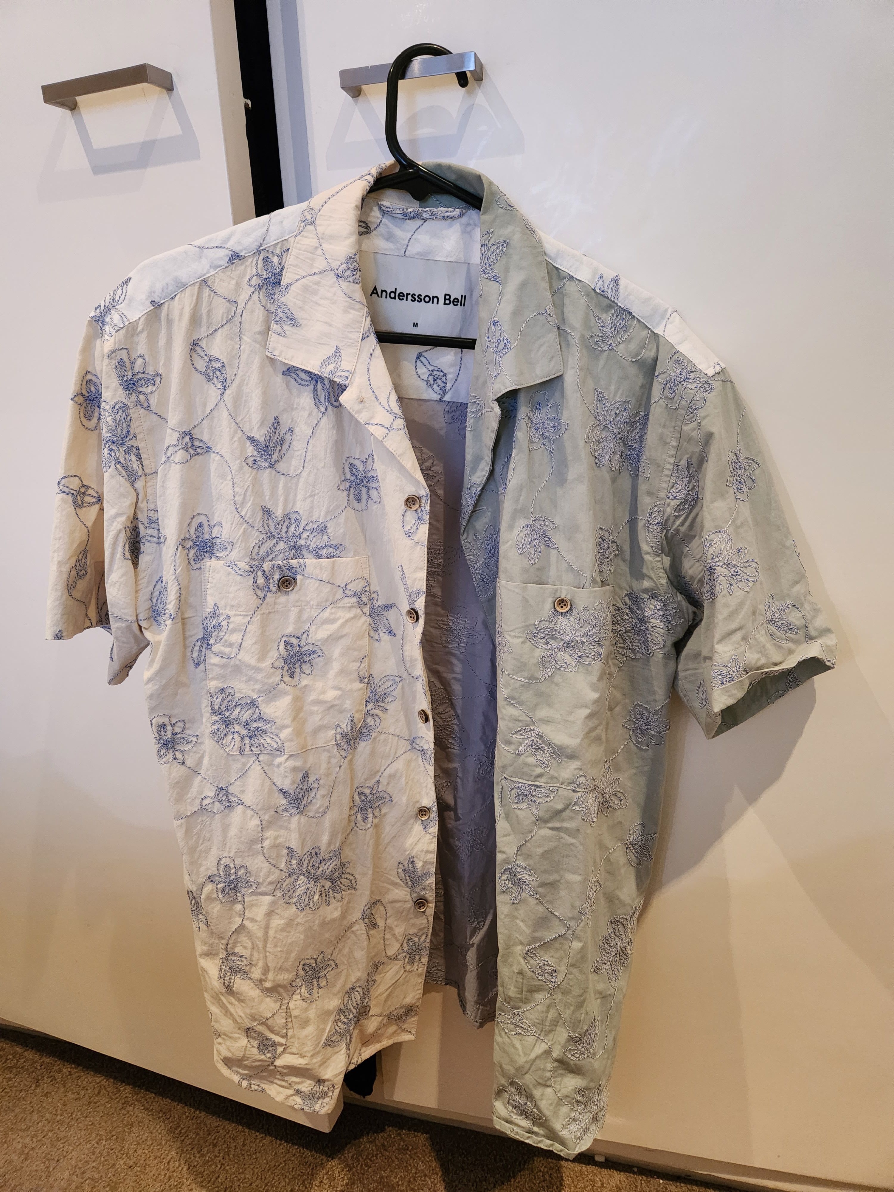 Andersson Bell Andersson Bell Two tone floral embroidered shirt Size US M / EU 48-50 / 2 - 7 Thumbnail