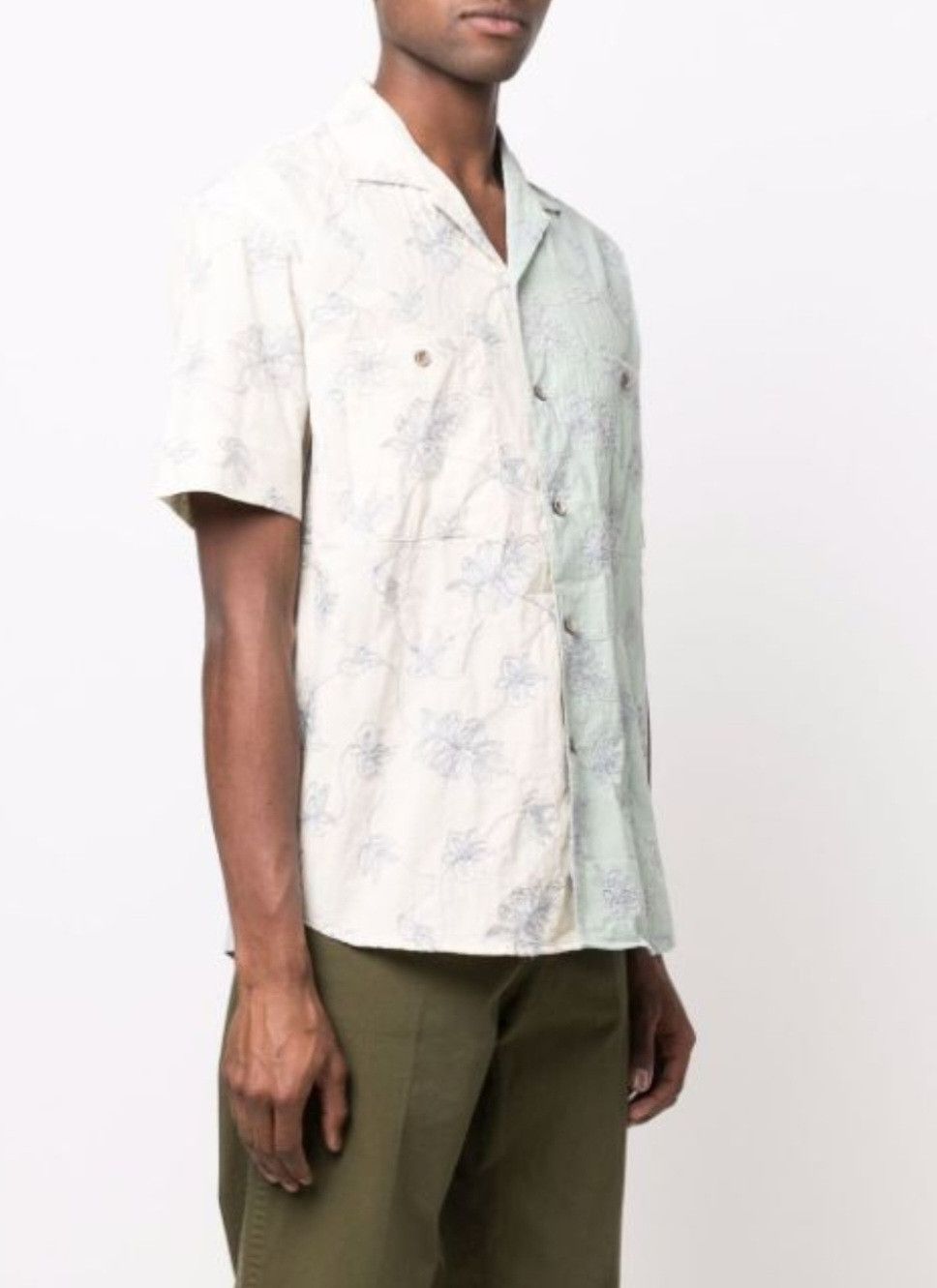 Andersson Bell Andersson Bell Two tone floral embroidered shirt Size US M / EU 48-50 / 2 - 3 Thumbnail
