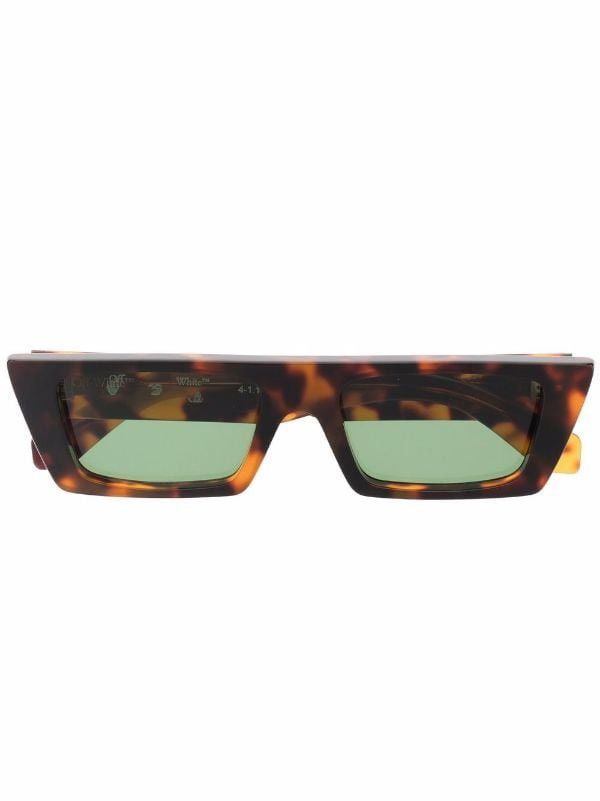 Off-White Off-White Marfa Rectangular-frame Sunglasses Tortoiseshell Size ONE SIZE - 2 Thumbnail