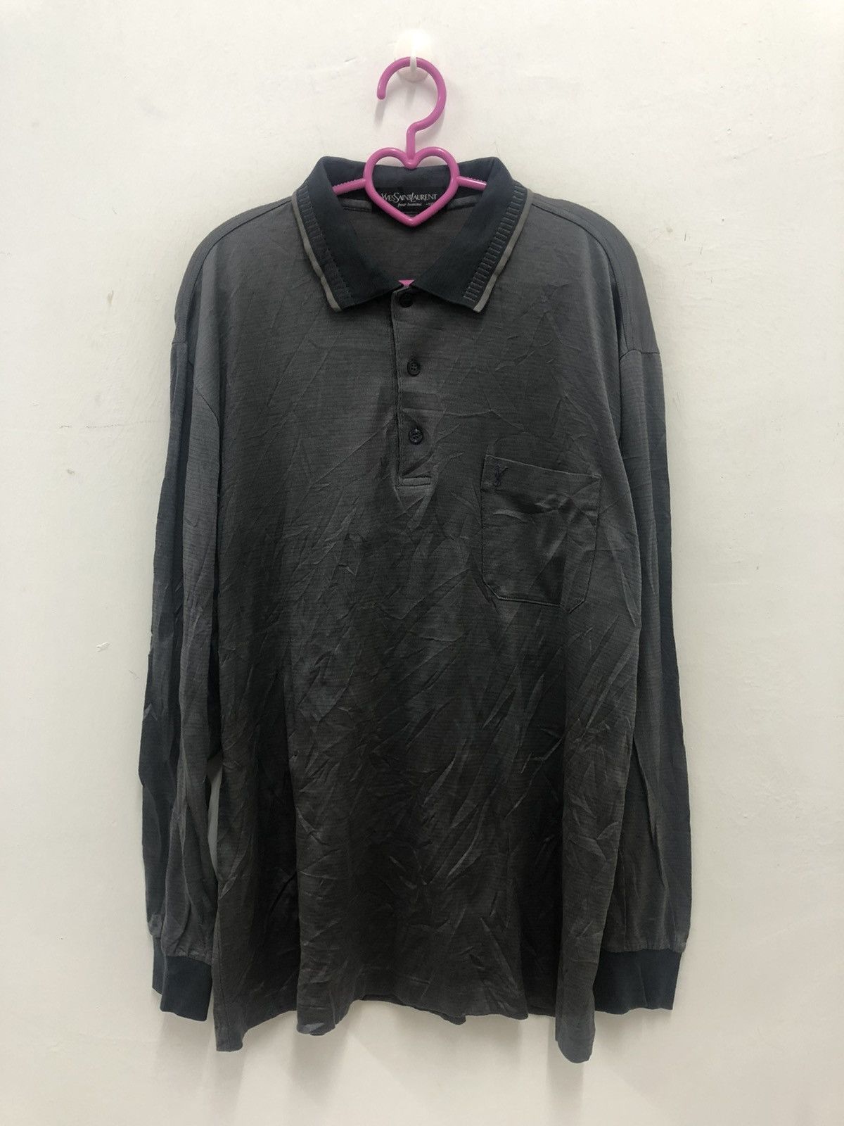 Yves Saint Laurent Rare Vintage Yves Saint Laurent Pour Homme Polo Shirt Size US M / EU 48-50 / 2 - 1 Thumbnail
