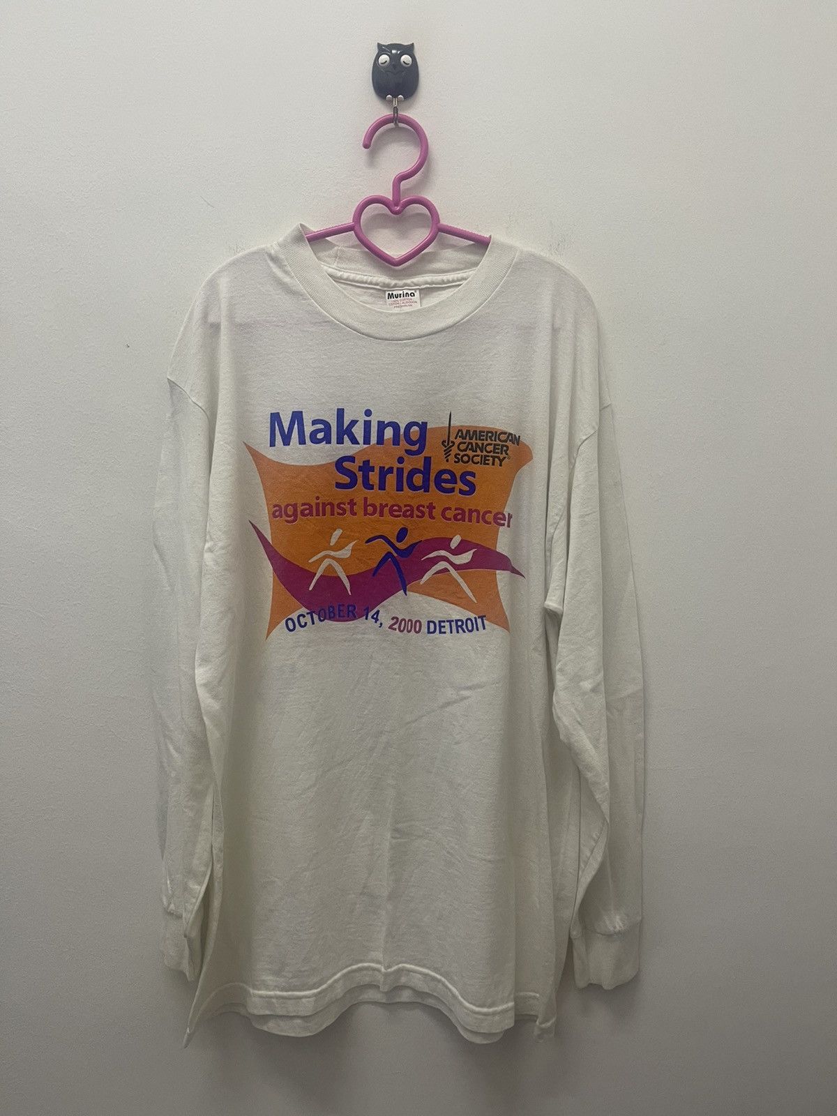 Vintage Rare Vintage AMERICAN CANCER SOCIETY Running Detroit 2000 Size US L / EU 52-54 / 3 - 1 Thumbnail