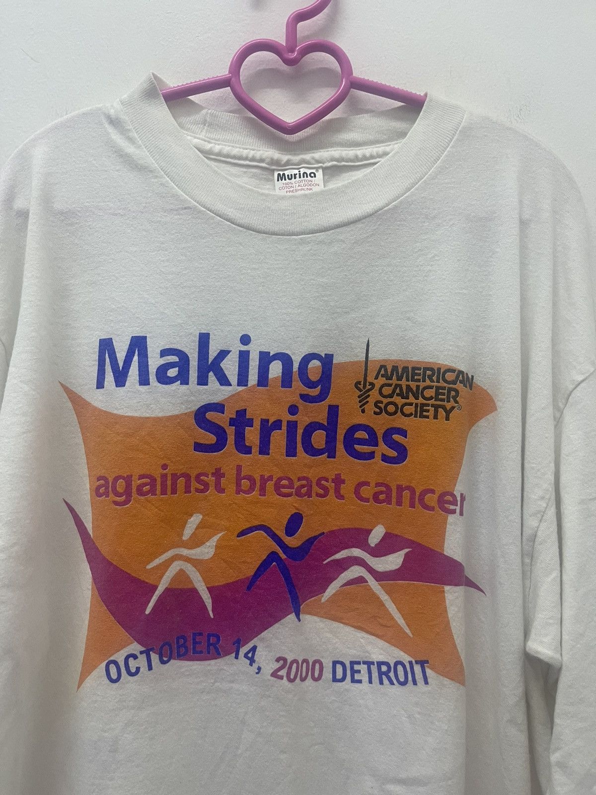 Vintage Rare Vintage AMERICAN CANCER SOCIETY Running Detroit 2000 Size US L / EU 52-54 / 3 - 2 Thumbnail