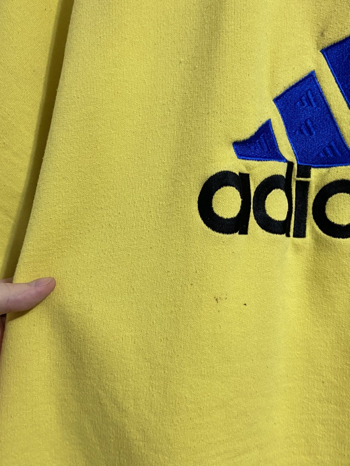 Vintage Vintage sweatshirt adidas big logo Size US L / EU 52-54 / 3 - 9 Thumbnail