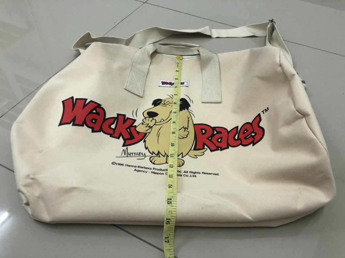 Cartoon Network Rare Vintage WACKY RACES Muttley Hanna Barbera Travel Bag Size ONE SIZE - 8 Thumbnail