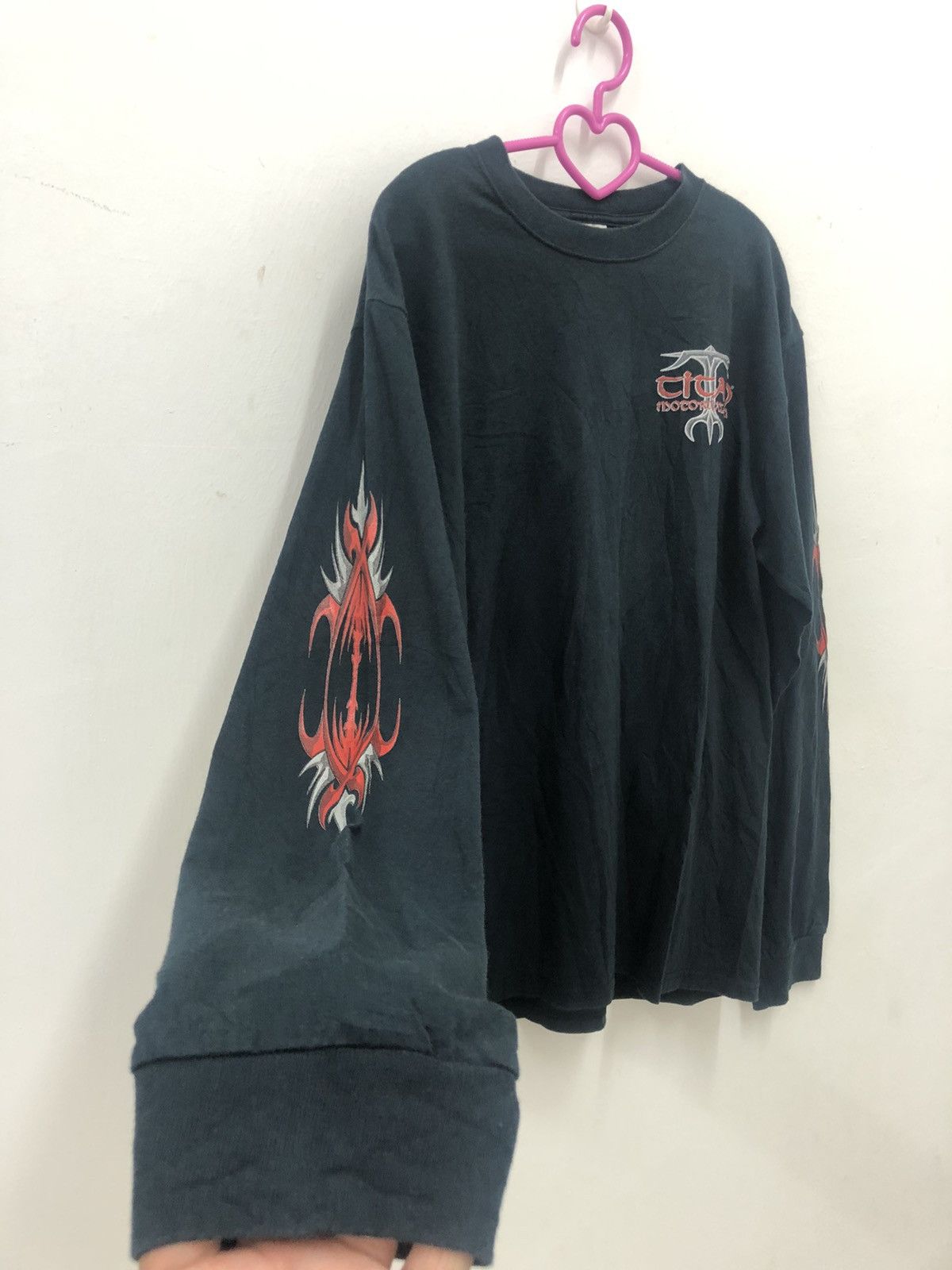 Harley Davidson Vintage TITAN MOTORCYCLE CO Spell Out Long Sleeve Shirt Size US M / EU 48-50 / 2 - 3 Thumbnail