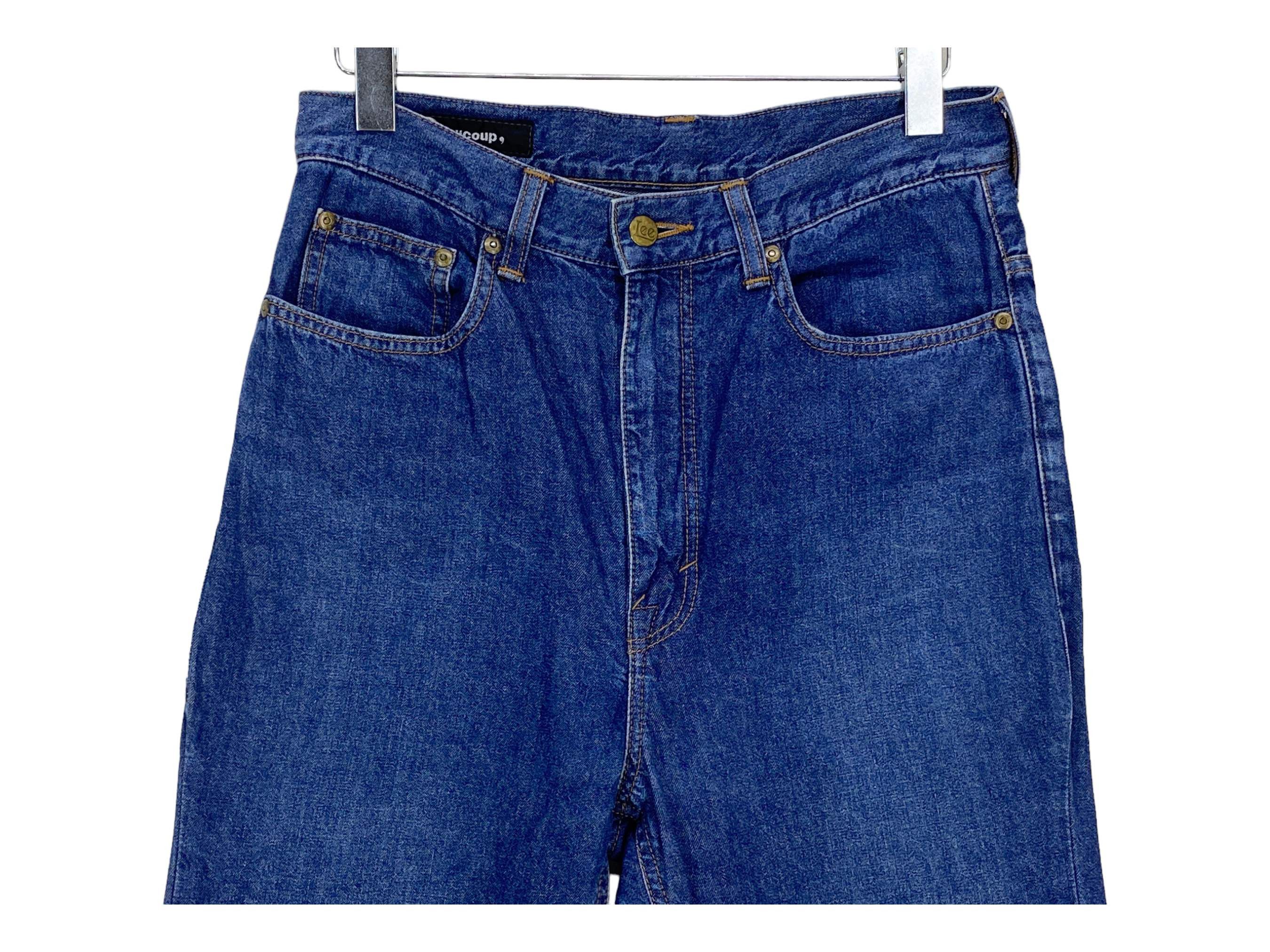 Lee × mercibeaucoup Mercibeaucoup Drop Crotch Jeans Pants Japanese Cool Pants Size US 30 / EU 46 - 3 Thumbnail