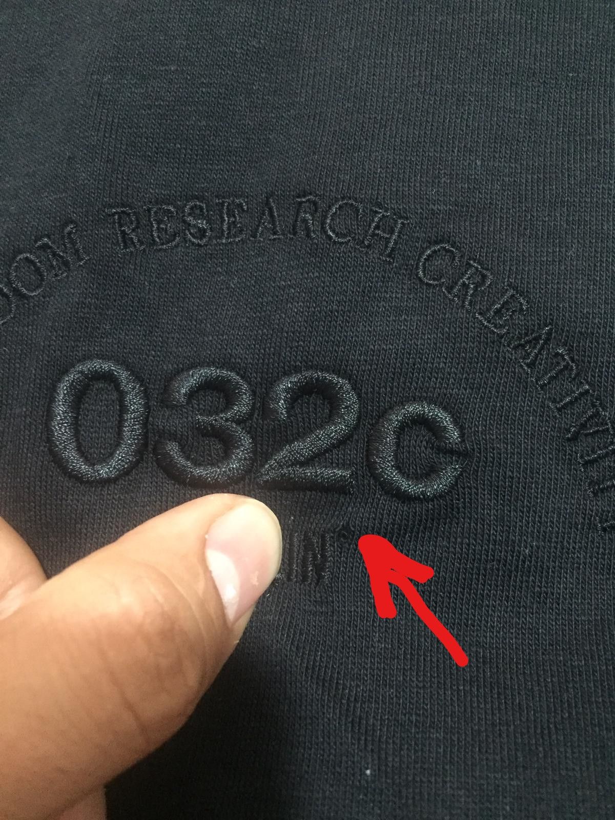 032c Chest Logo Embroidered Tee Size US L / EU 52-54 / 3 - 9 Thumbnail