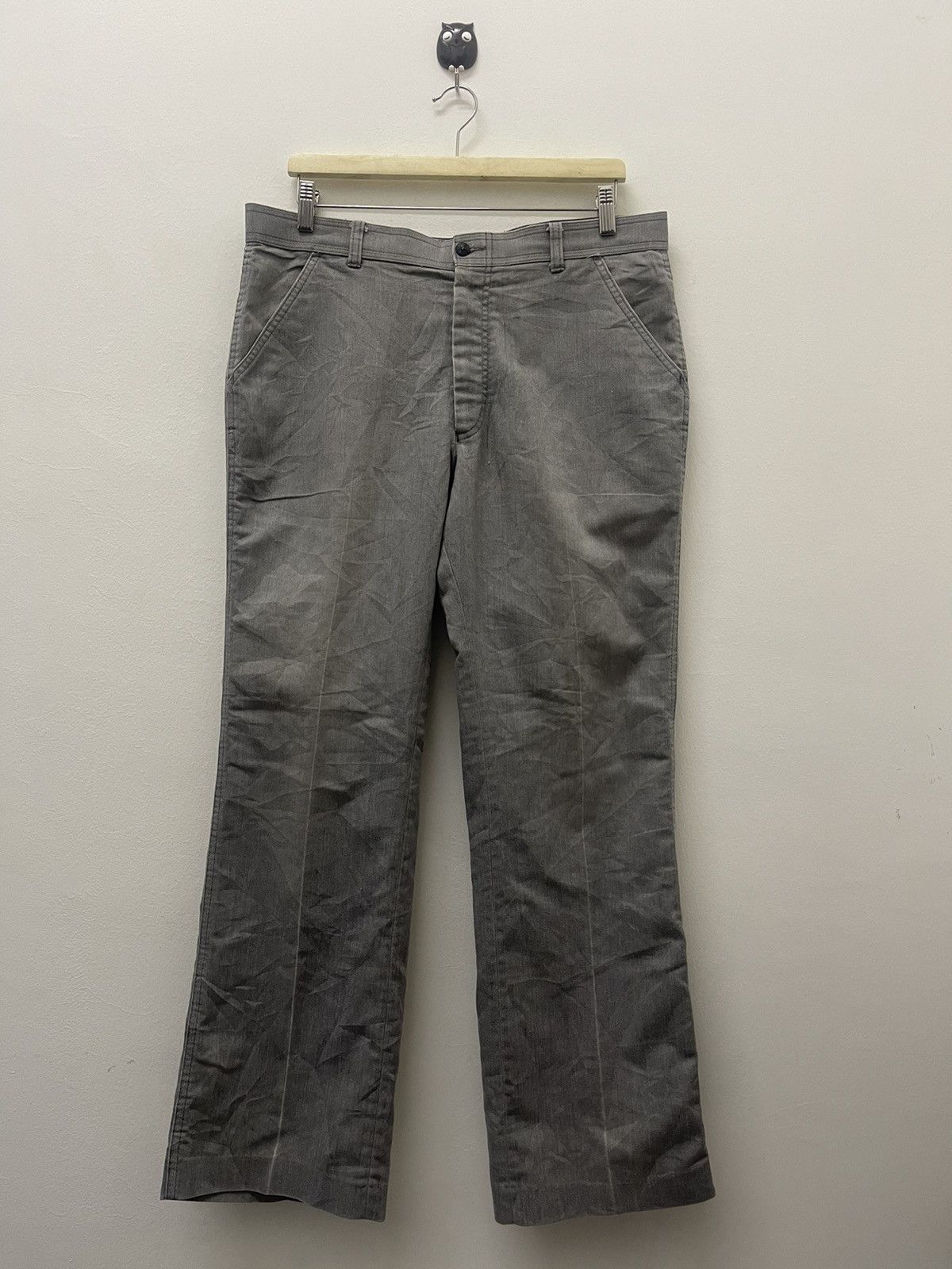 Levi's Vintage Clothing Rare Vintage LEVIS Flare Bootcut Scovill Zipper Pant Size US 35 - 5 Thumbnail