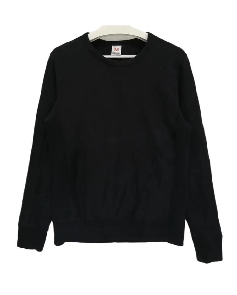 Denime Japanese Brand DENIME Plain Crewneck - Size M Size US M / EU 48-50 / 2 - 1 Thumbnail