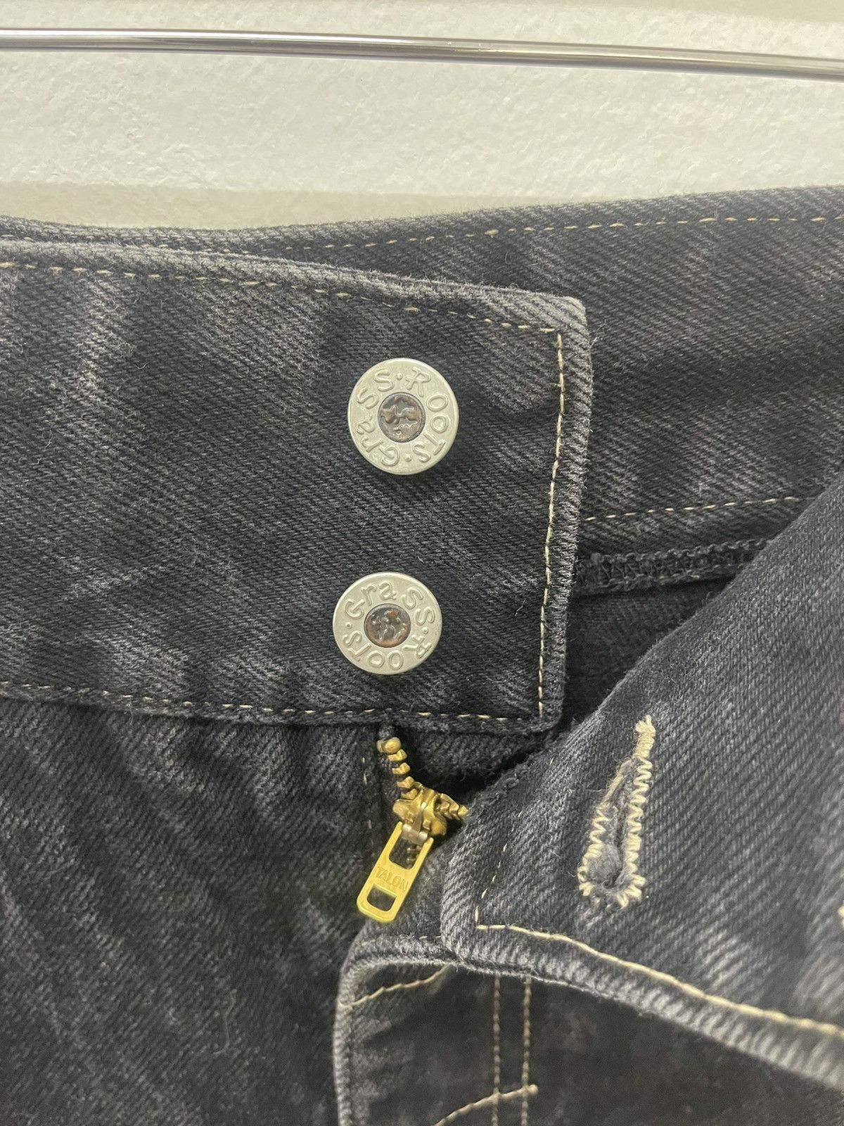 Grassroots California Rare Vintage GRASSROOTS Talon Zipper Baggy Denim Jeans Size US 32 / EU 48 - 9 Thumbnail