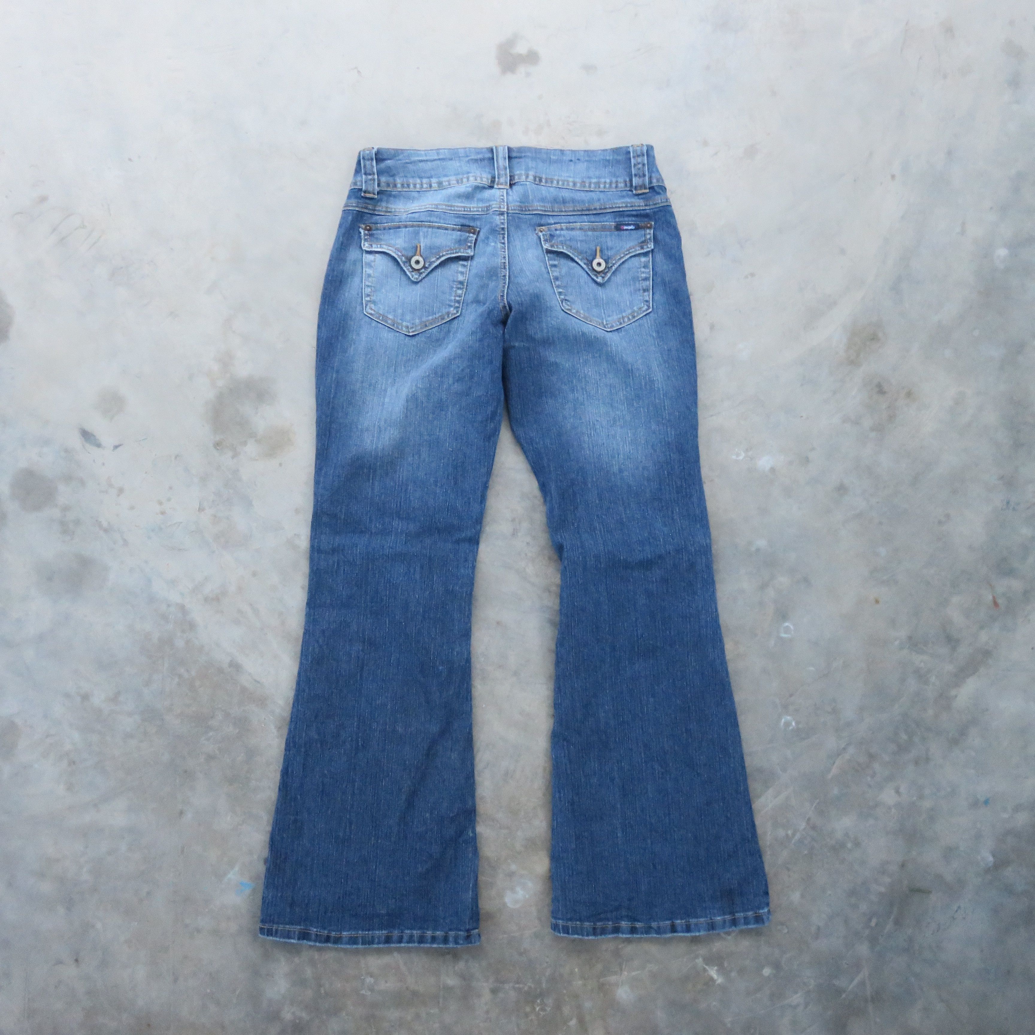 Vintage FLARE Vintage Bootcut Denim Jeans Pant 29x30 Size US 29 - 1 Thumbnail