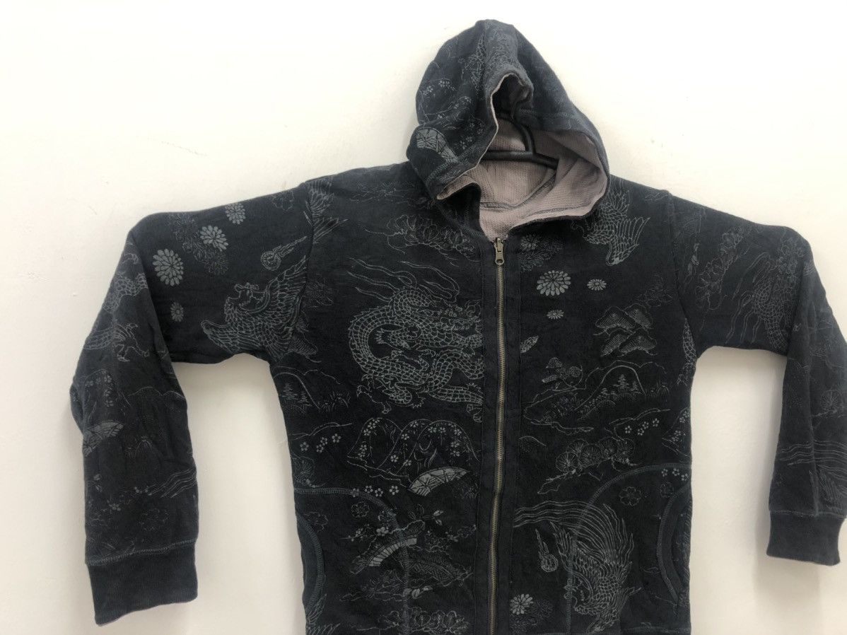 14th Addiction Vintage SUKAJAN Japan Full All Over Print Reversible Hoodie Size US L / EU 52-54 / 3 - 3 Thumbnail