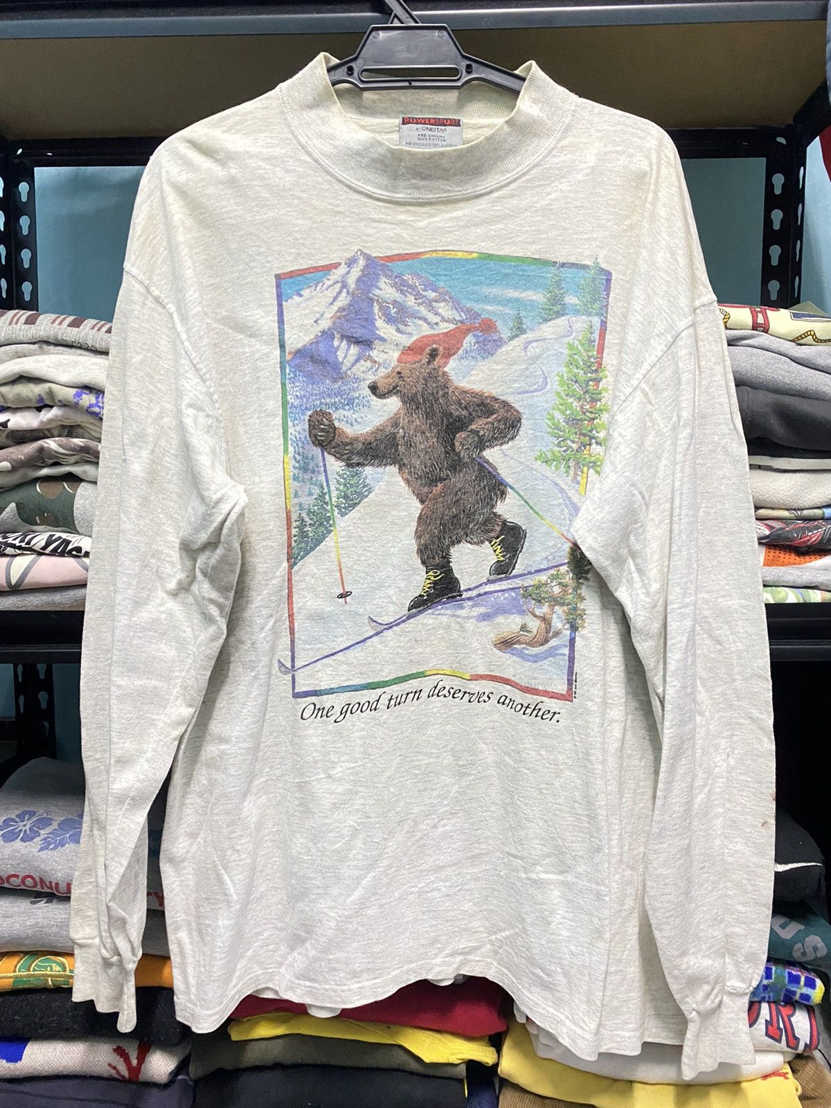 Vintage VINTAGE LONG SLEEVES 96's JIM MORRIS Size US L / EU 52-54 / 3 - 1 Thumbnail