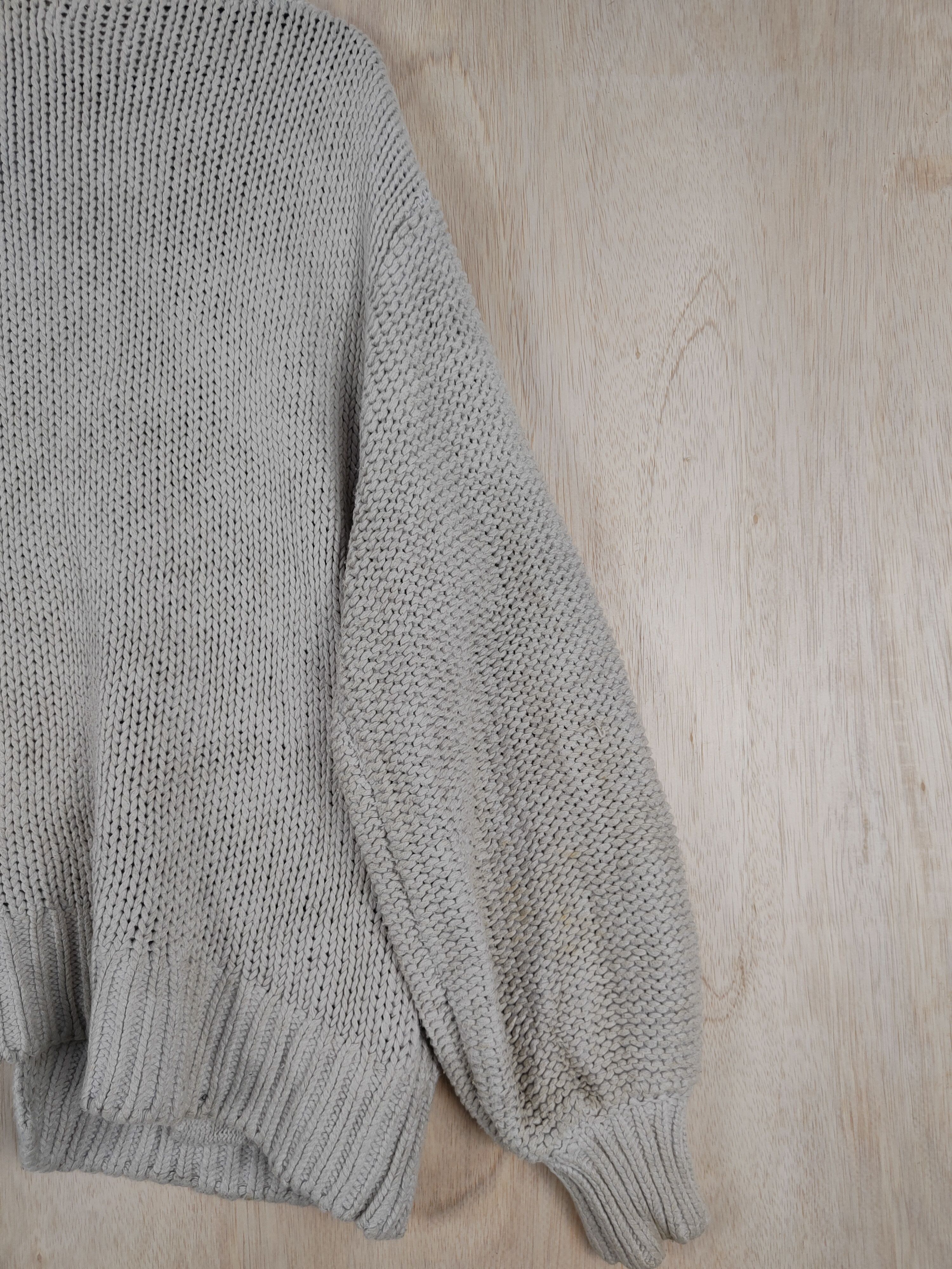 Aran Isles Knitwear × LOWRYS FARM Lowrys Farm japan Light Brown knitwear Cardigan #S298 Size US M / EU 48-50 / 2 - 9 Thumbnail