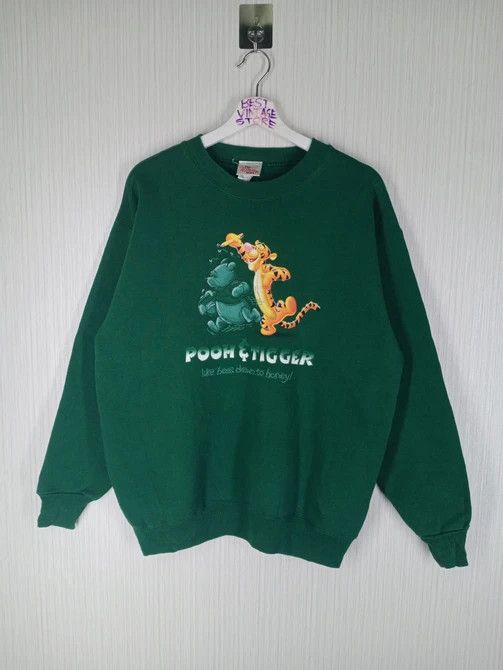 Cartoon Network VINTAGE WINNIE THE POOH & TIGGER CREWNECK 90S SWEATSHIRT Size US L / EU 52-54 / 3 - 2 Thumbnail