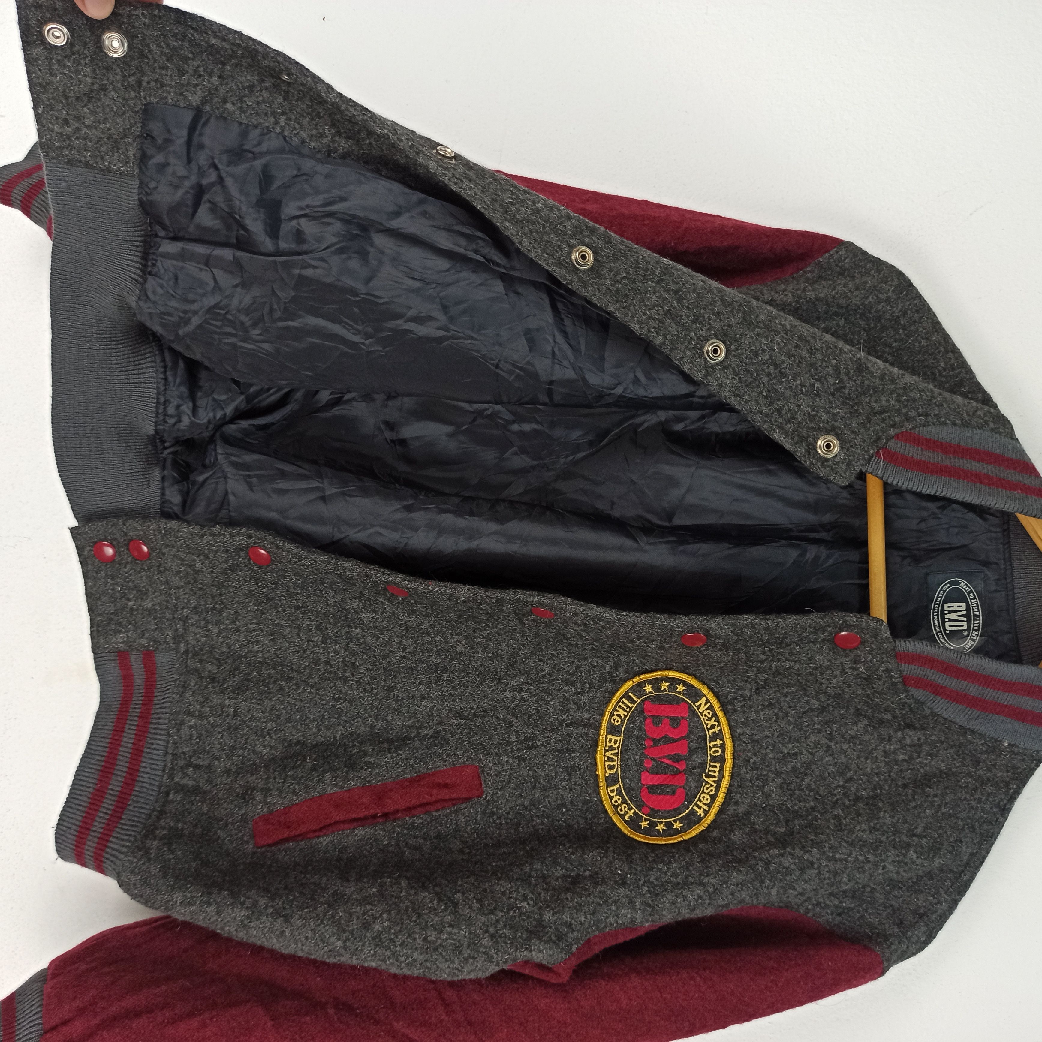 Japanese Brand Varsity Jacket Wool BVD Japanese Brand Size US M / EU 48-50 / 2 - 5 Thumbnail