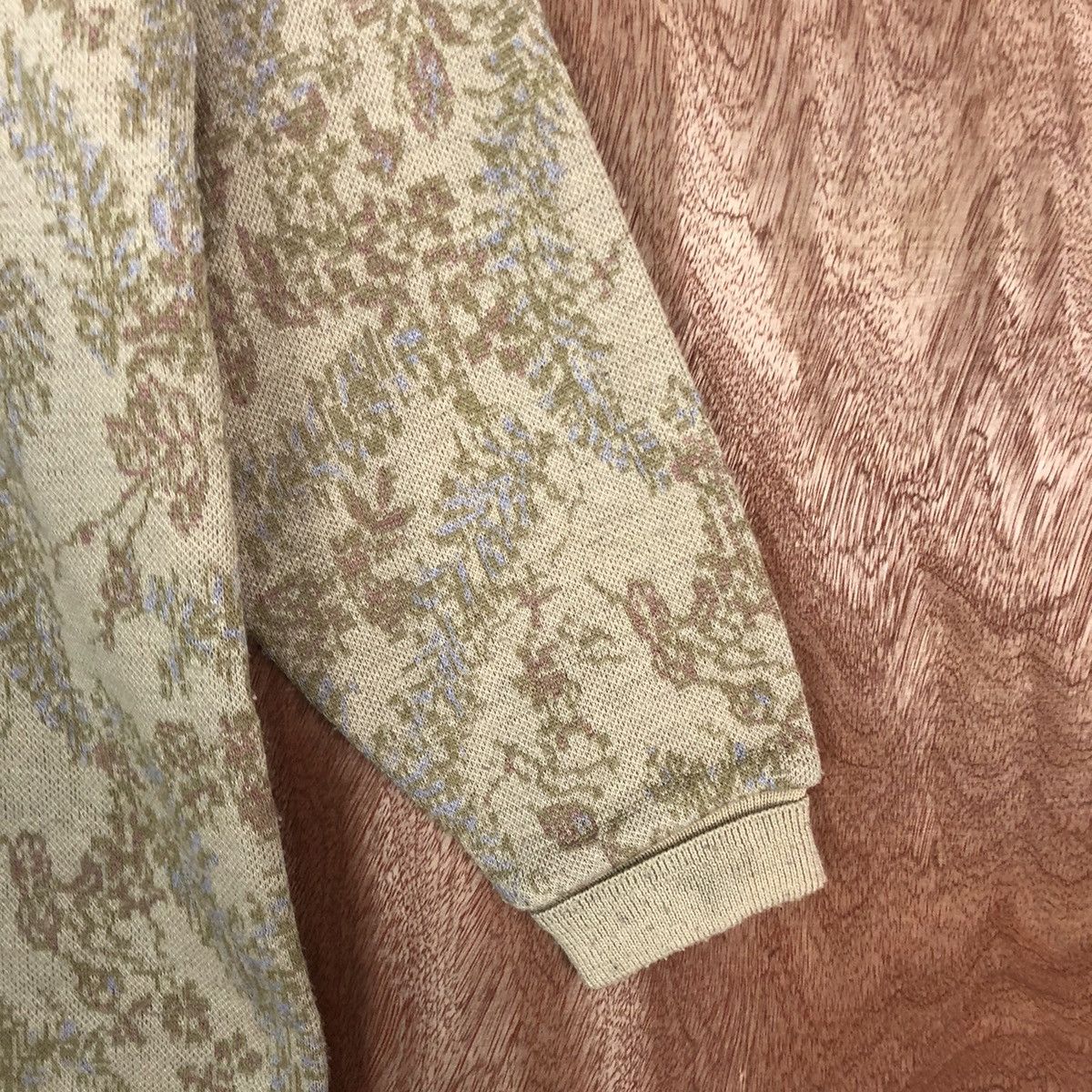 Homespun Knitwear × Japanese Brand × Vintage Venlicella flora art Brown Knitwear #6042 Size US M / EU 48-50 / 2 - 4 Thumbnail