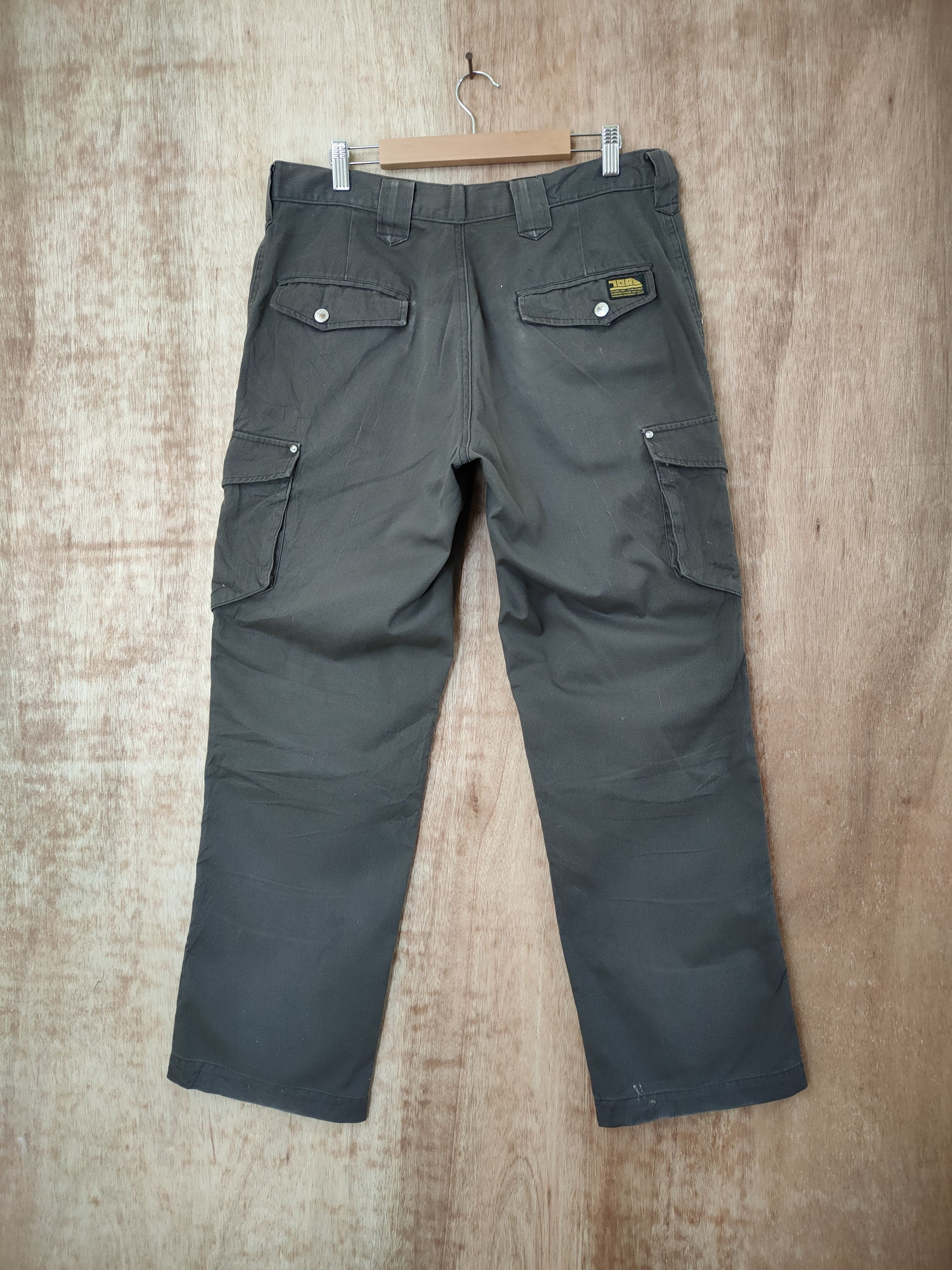 Japanese Brand TORA WORKERS CARGO PANTS Size US 34 / EU 50 - 1 Thumbnail